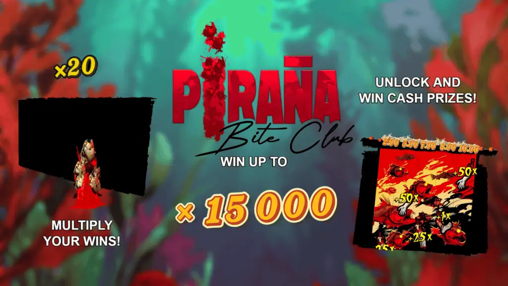 Exco piranha bite club intro screen