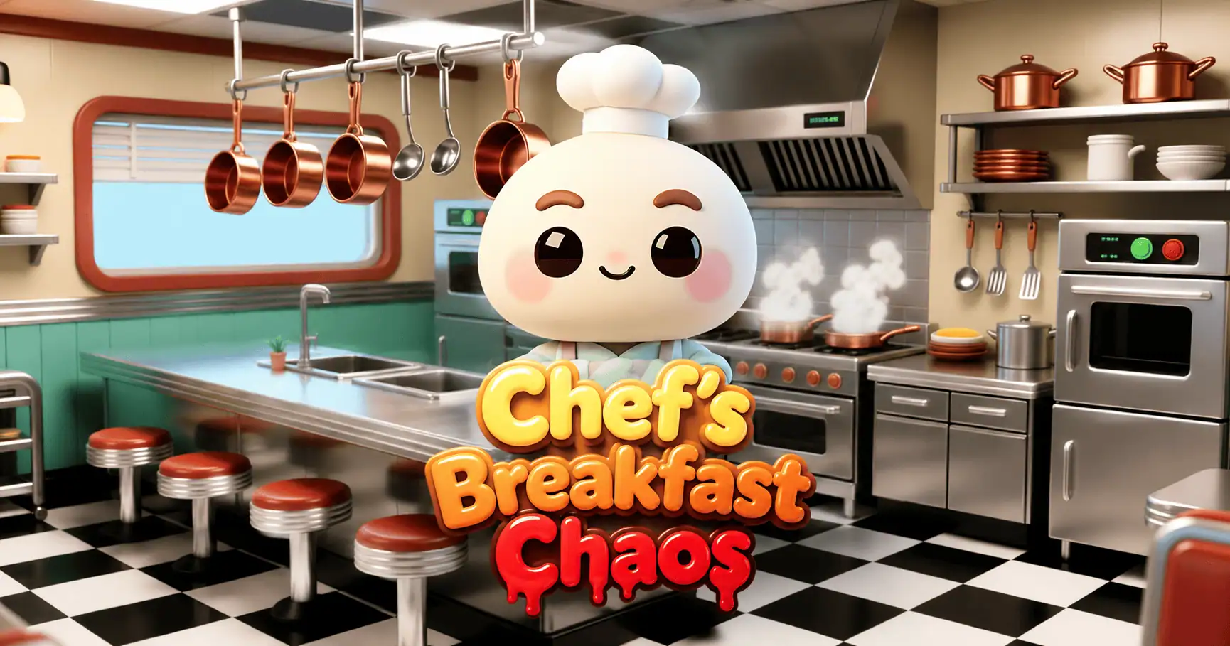 Chef’s Breakfast Chaos Slot by Golos Games Free Play slot cover image