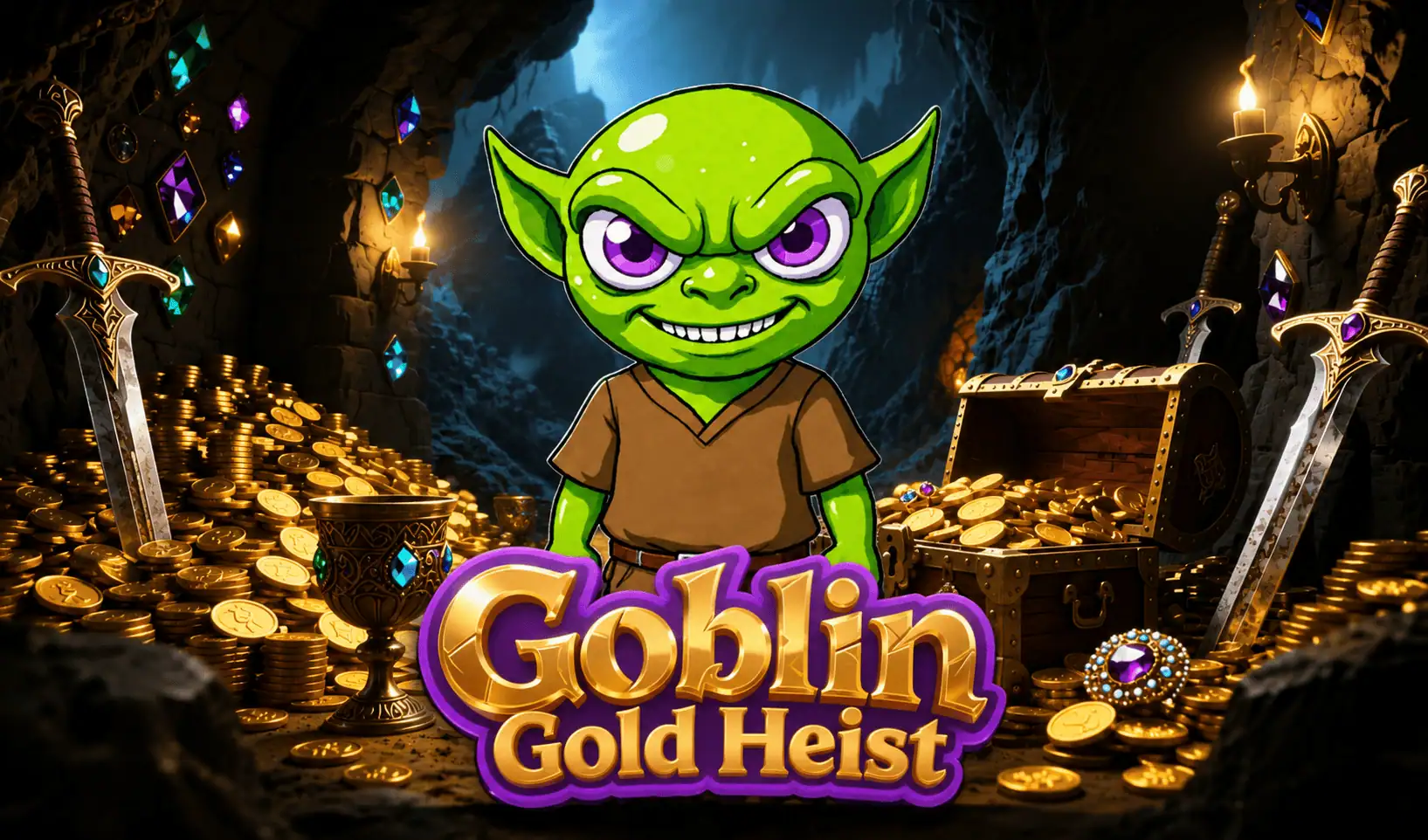 Goblin Gold Heist Slot by Golos Games Demo slot cover image