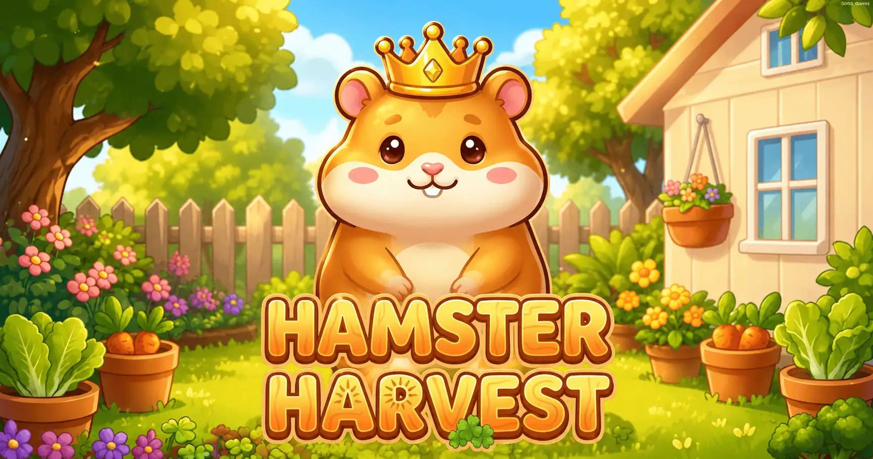 Hamster Harvest Slot by Golos Games Free Play slot cover image