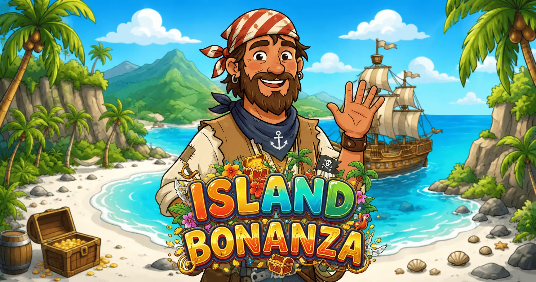 Island Bonanza Slot by Golos Games Demo slot cover image