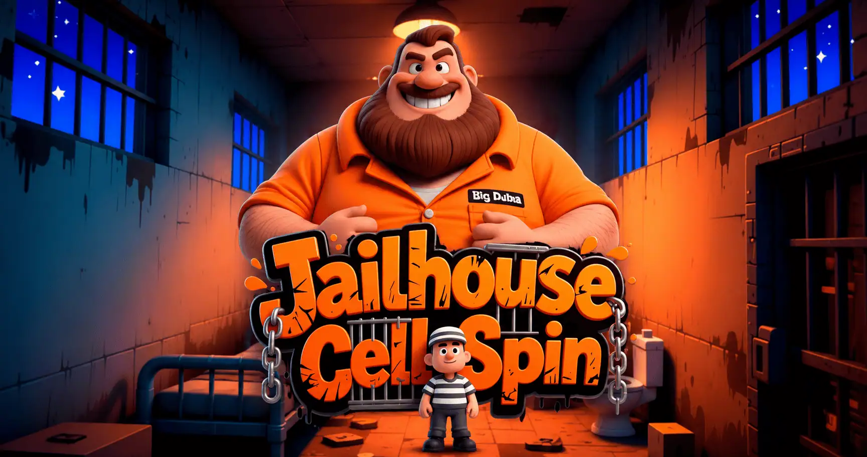Jailhouse Cell Spin Slot by Golos Games Demo slot cover image