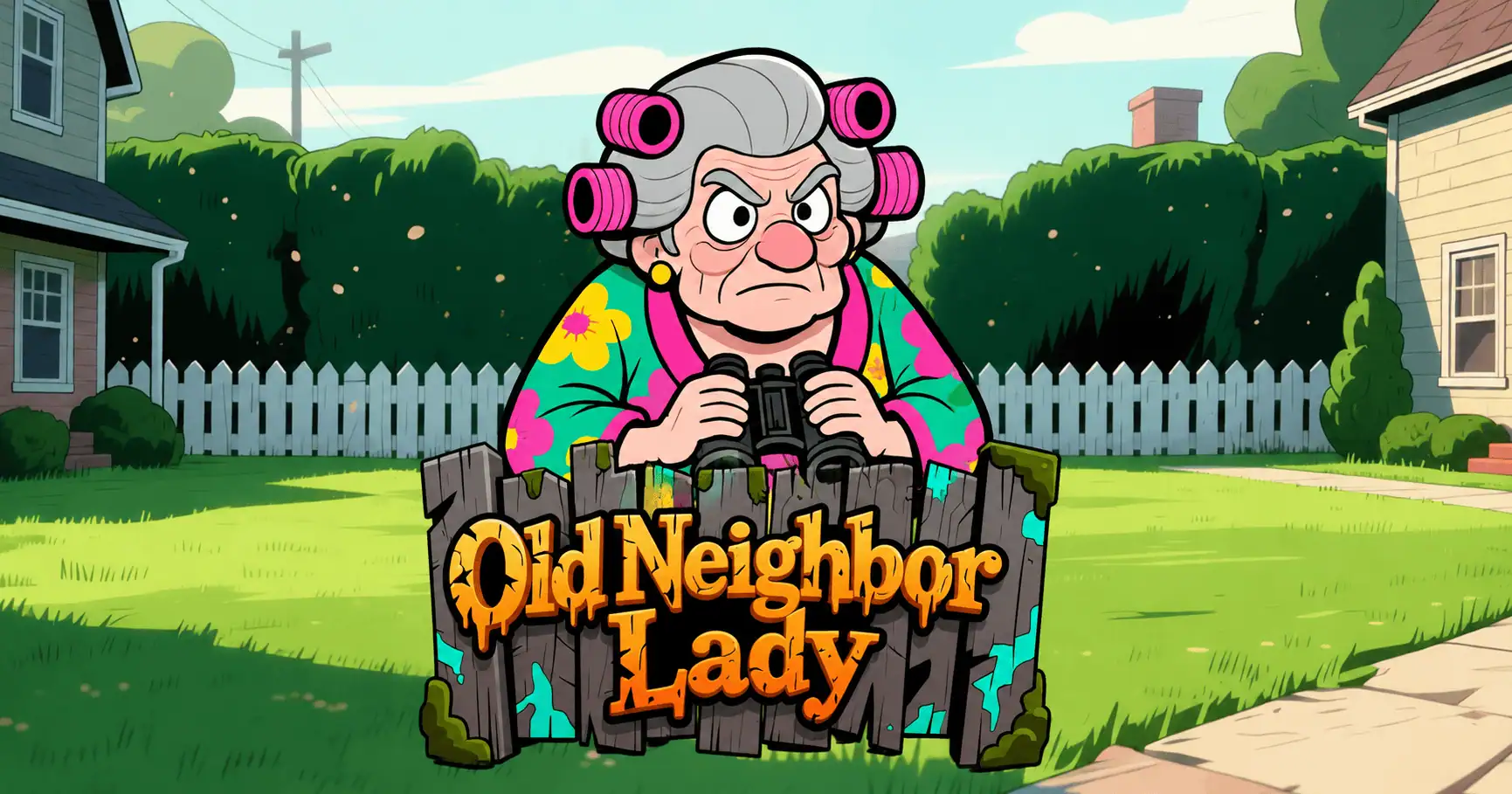 Old Neighbor Lady Slot by Golos Games Demo slot cover image