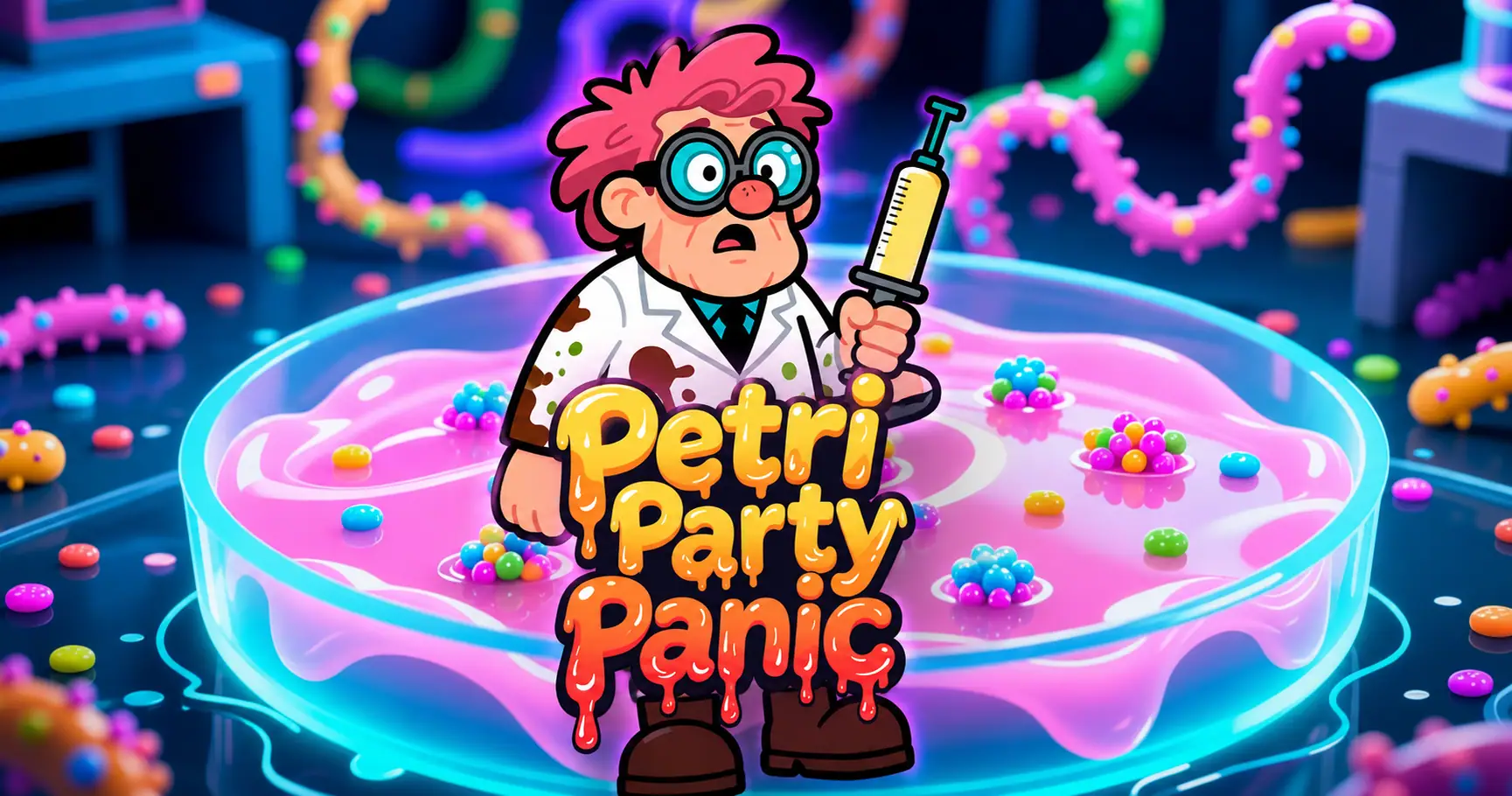 Petri Party Panic Slot by Golos Games Demo slot cover image