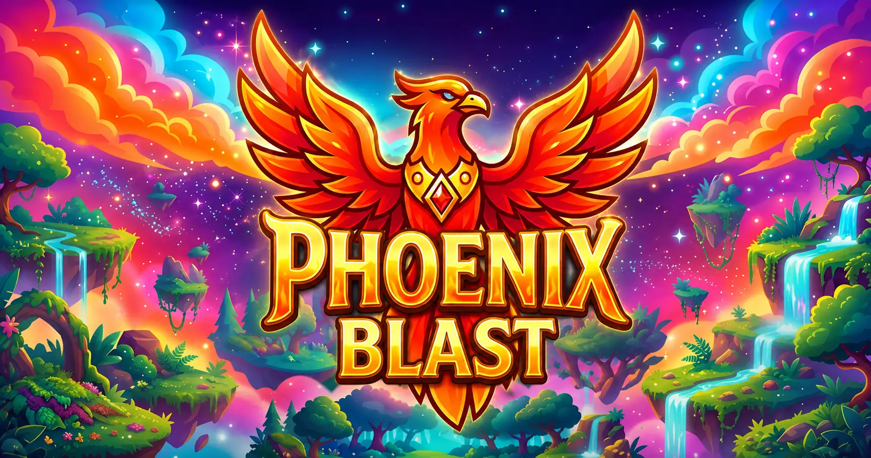 Phoenix Blast Slot by Golos Games Free Play slot cover image