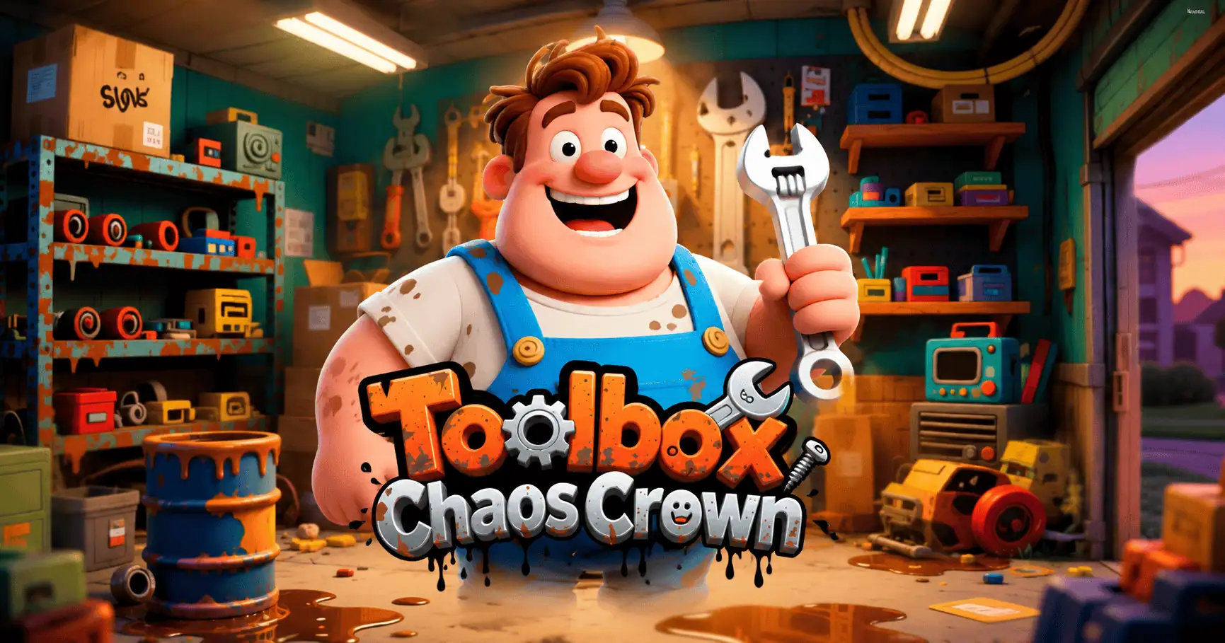 Toolbox Chaos Crown Slot by Golos Games Demo slot cover image
