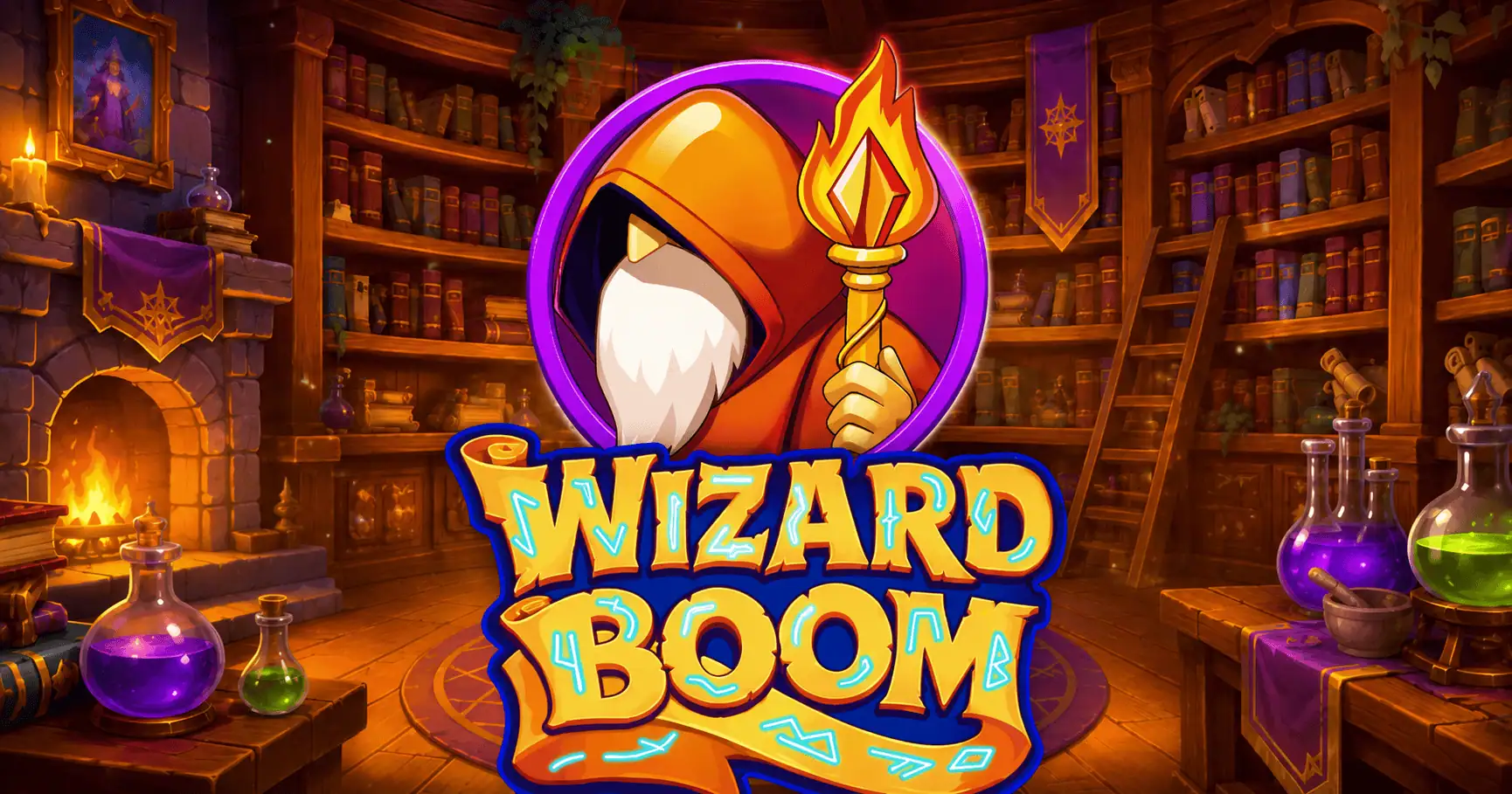 Wizard Boom Slot by Golos Games Demo slot cover image