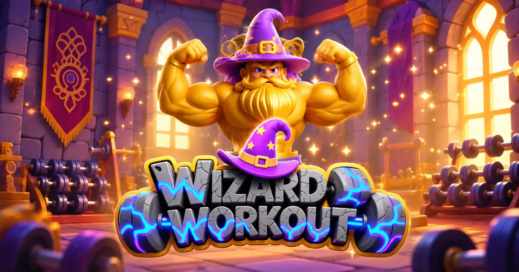 Wizard Workout Slot by Golos Games Demo slot cover image