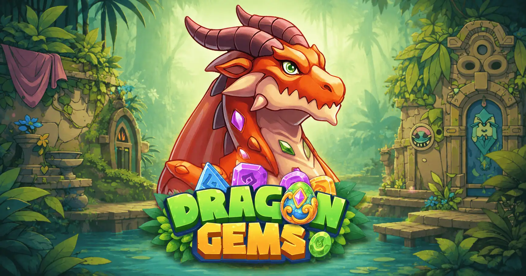 Dragon Gems Slot by Incredible Gaming Demo slot cover image