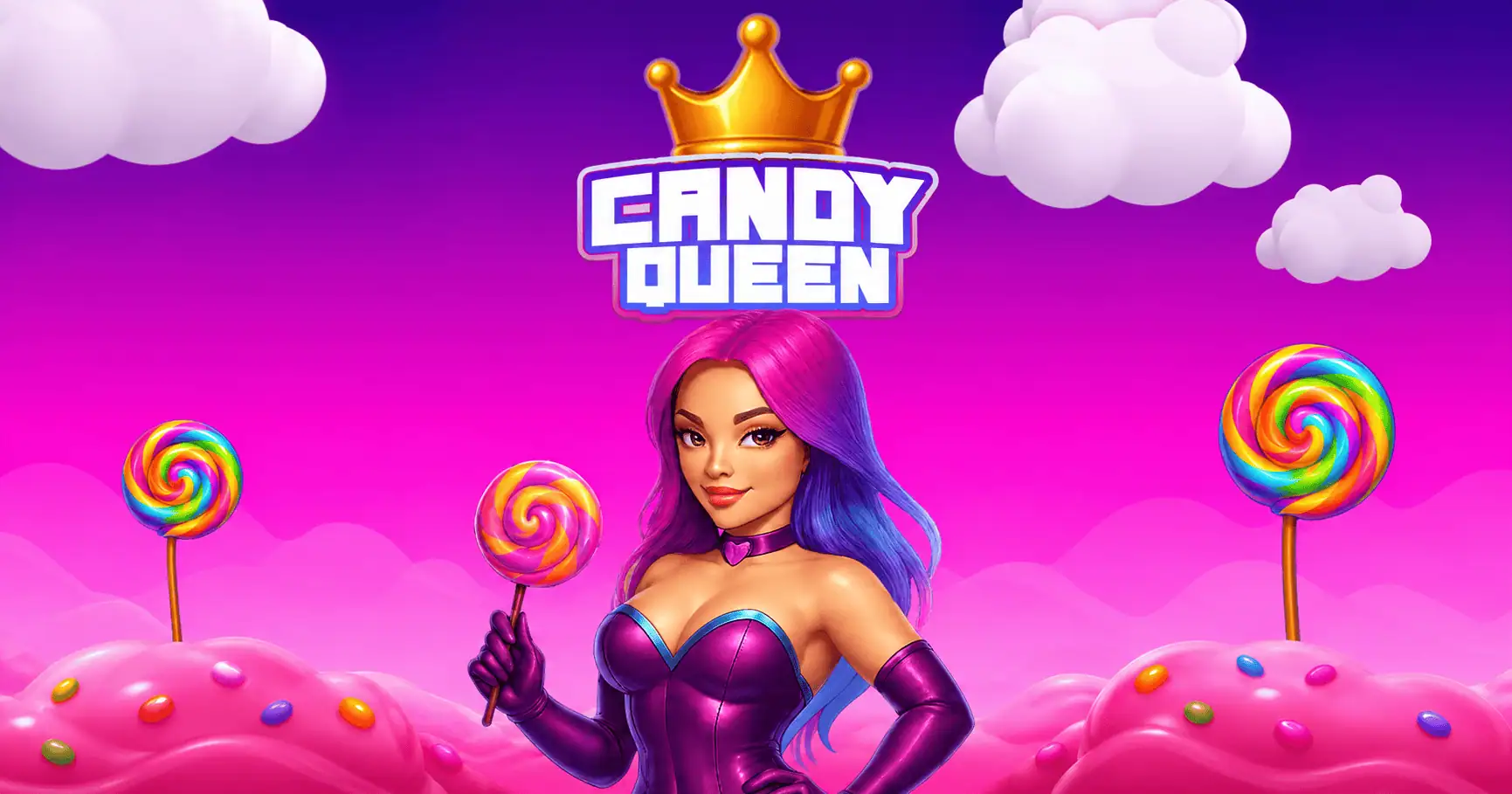 Candy Queen Slot by MadLab Gaming Free Play slot cover image