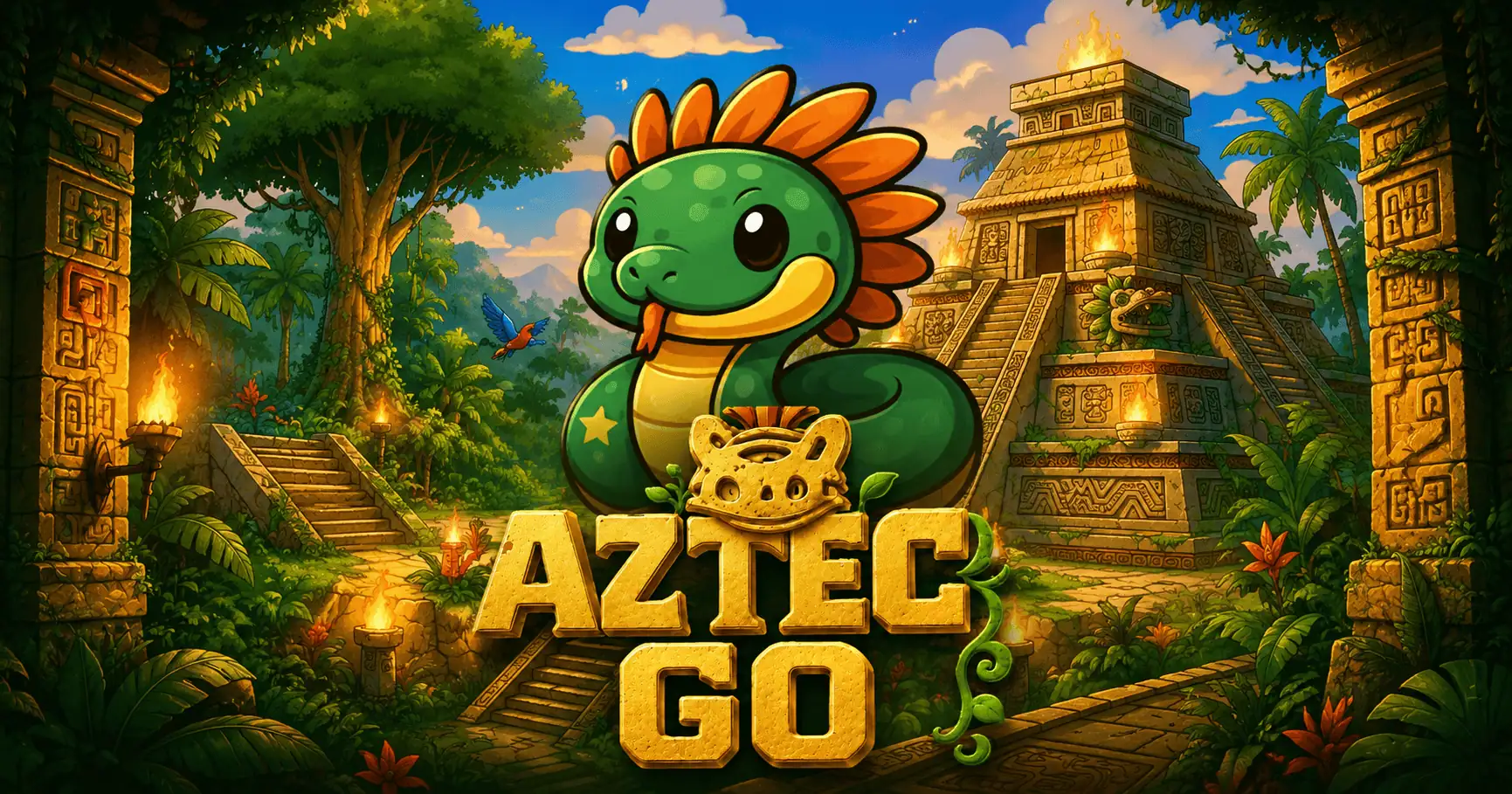 Aztec Go Slot by Meowgames Free Play slot cover image