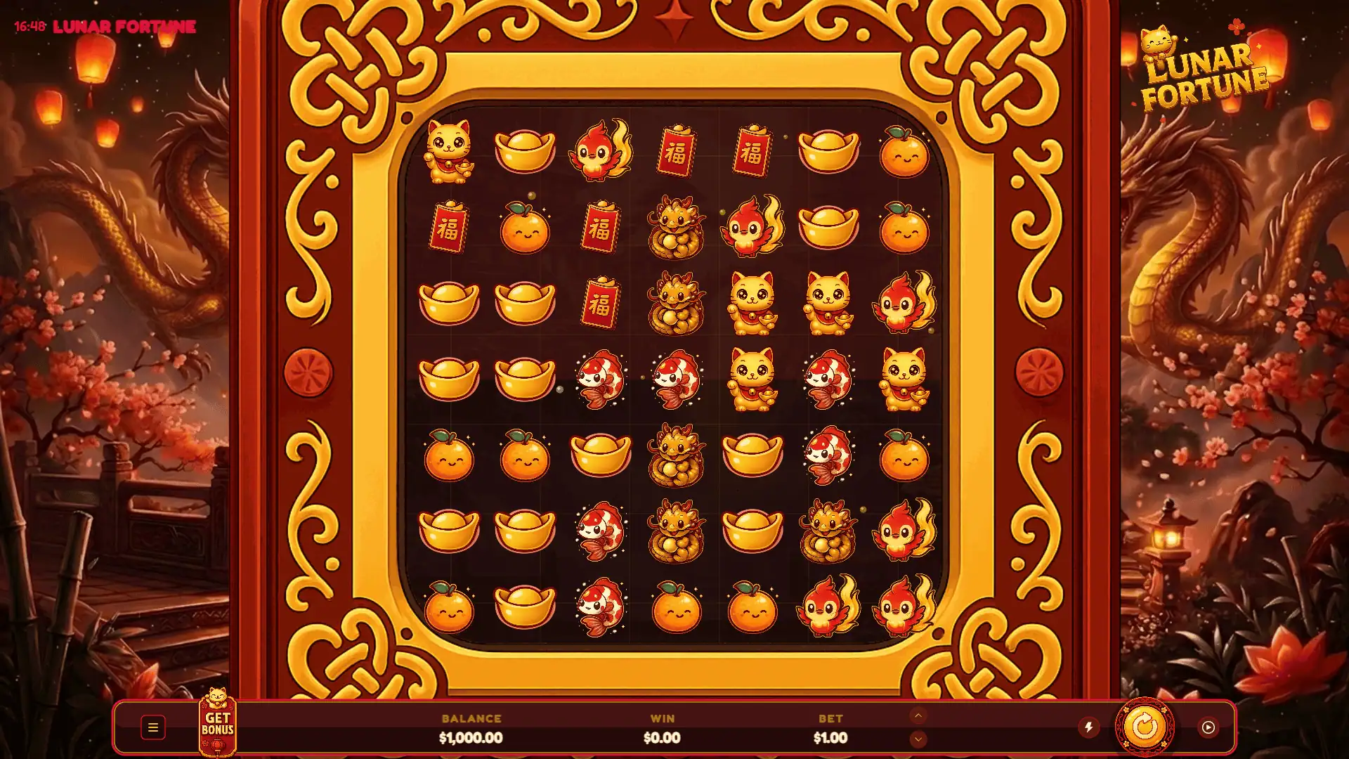 Lunar Fortune Slot by Meowgames Demo slot cover image