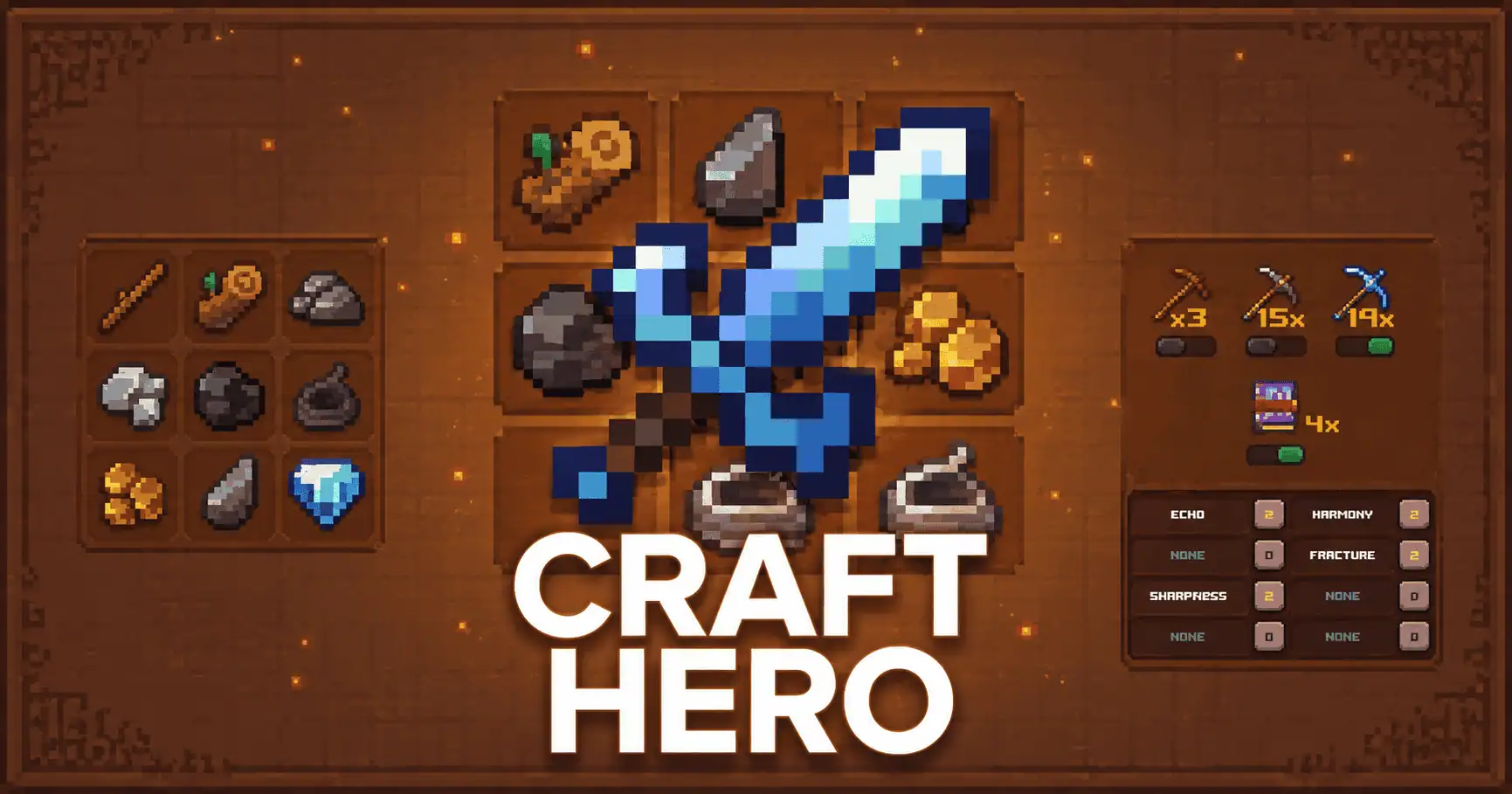Craft Hero Slot by Ornate Square Free Play slot cover image