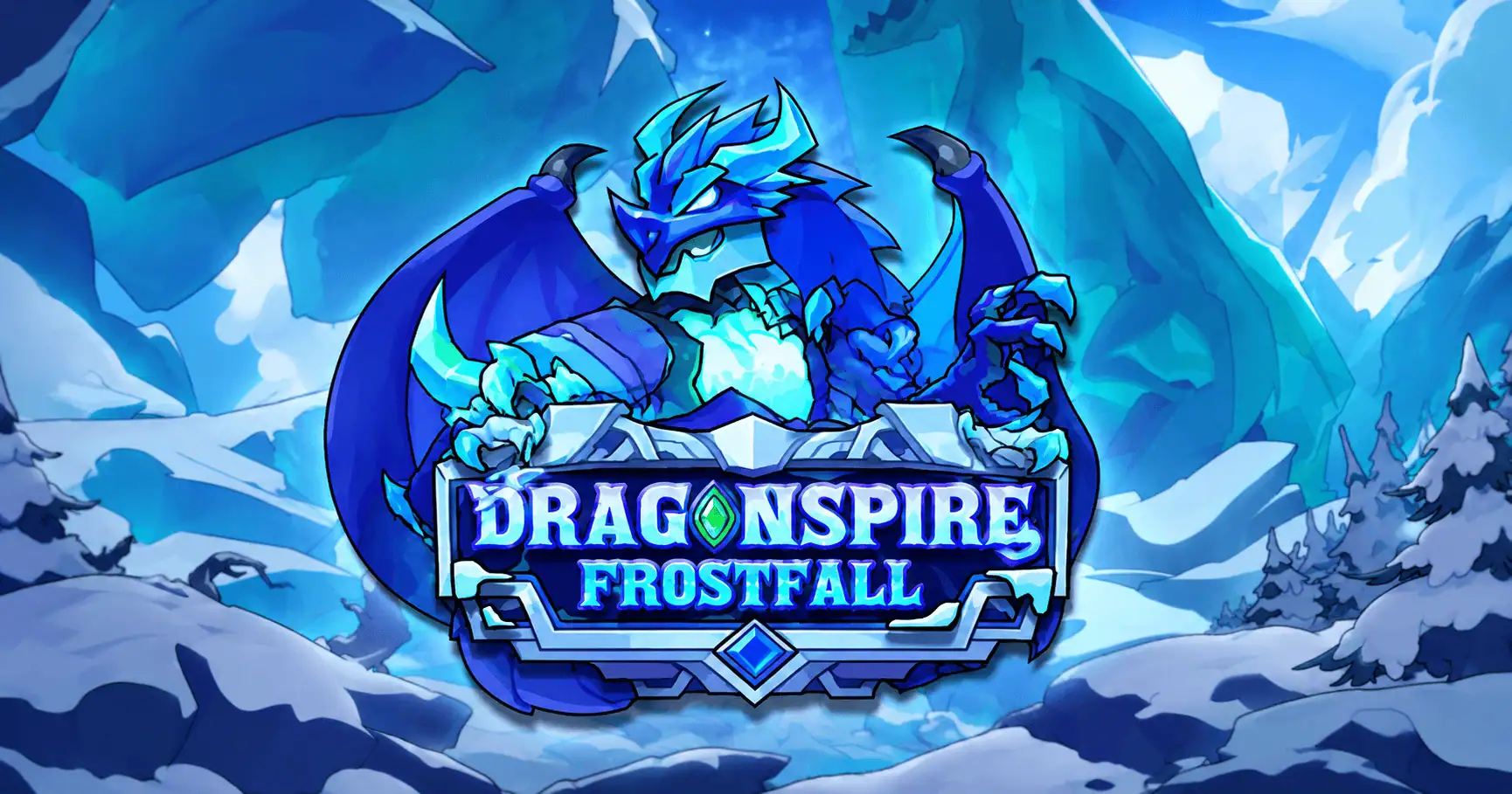 Dragonspire Frostfall Slot by Paperclip Gaming Demo slot cover image