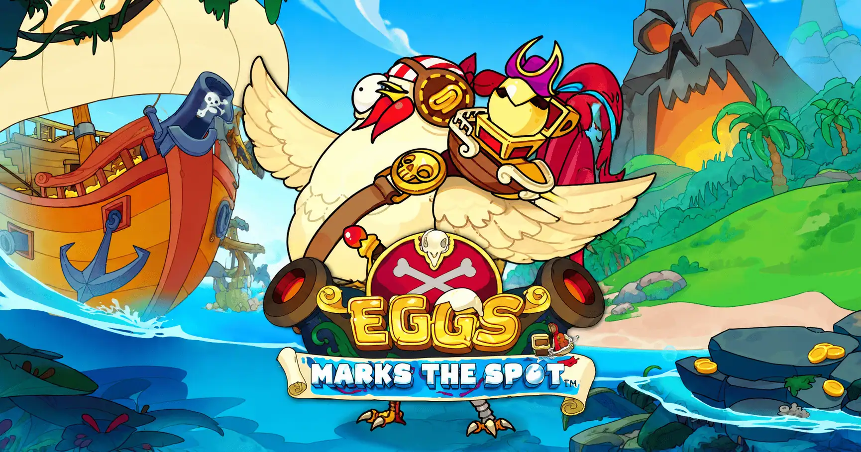 Eggs Marks the Spot Slot by Paperclip Gaming Demo slot cover image