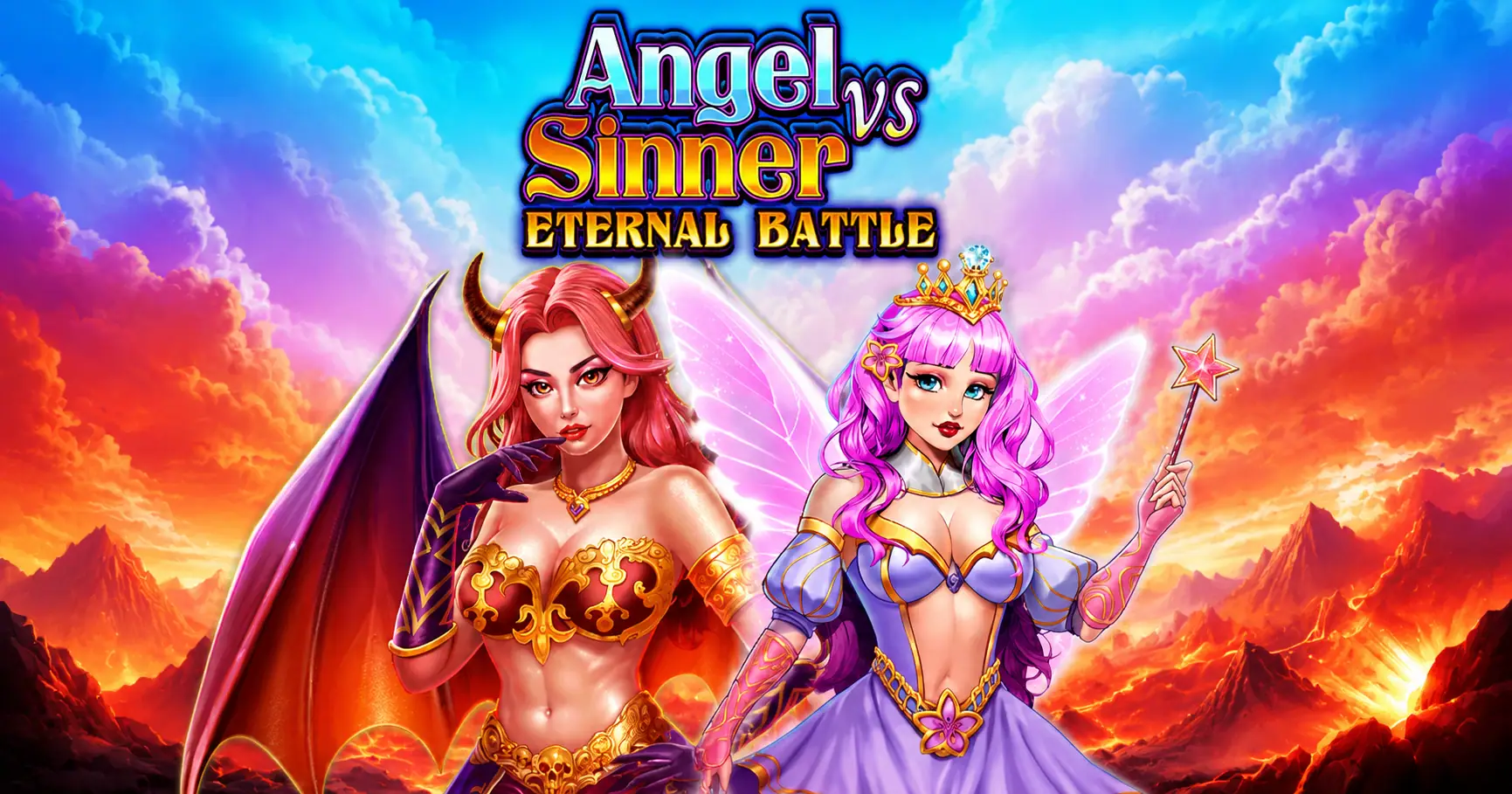 Angel vs Sinner Eternal Battle Slot by Pragmatic Play Demo slot cover image
