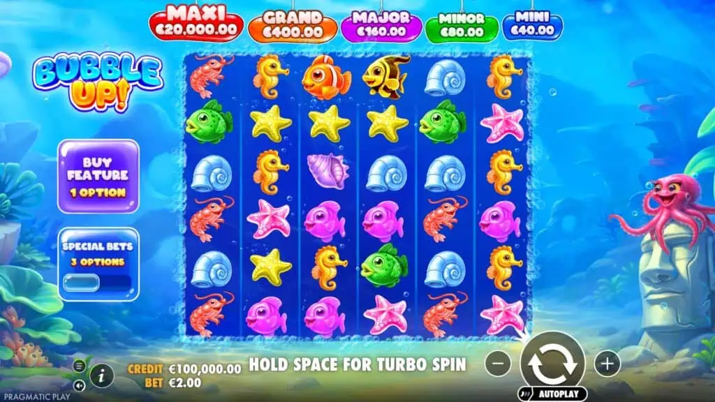 Pragmatic play bubble up game preview