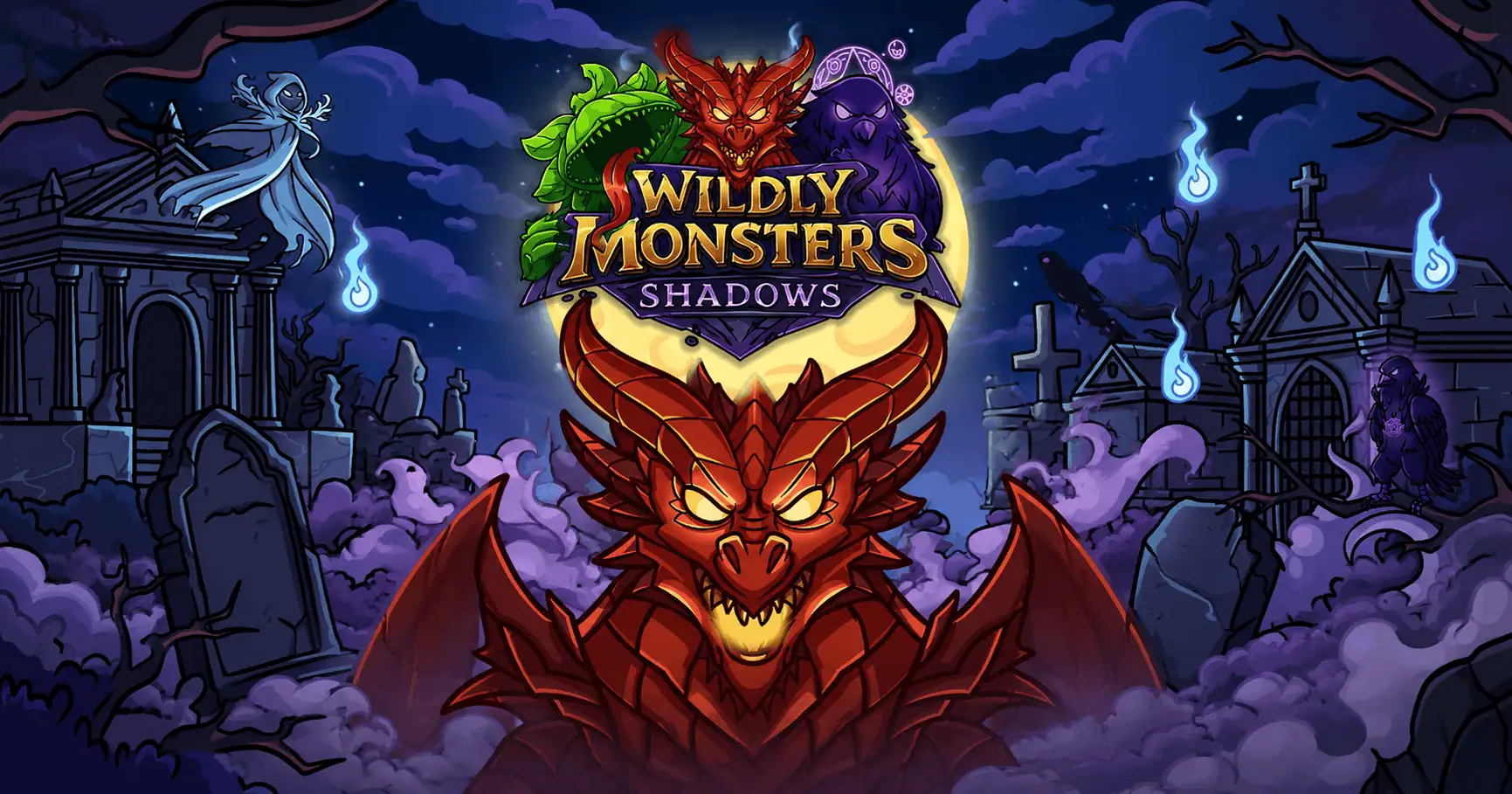 Wildly Monsters: Shadows Slot by Rabbit Gaming Free Play slot cover image
