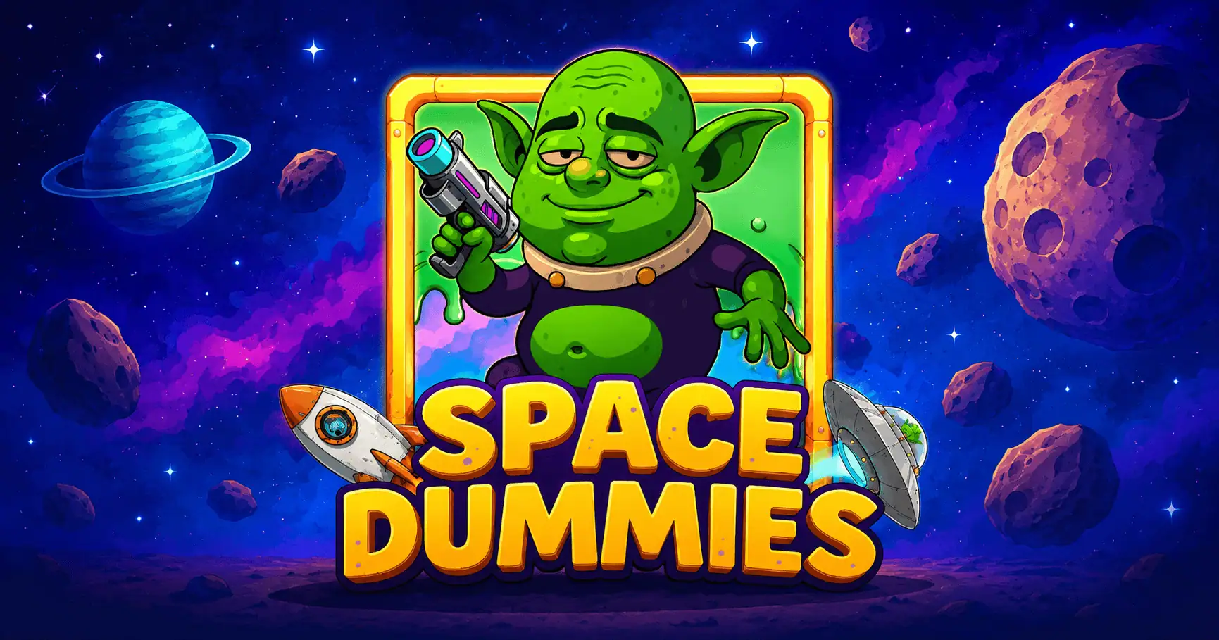 Space Dummies Slot by Shift Gaming Free Play slot cover image