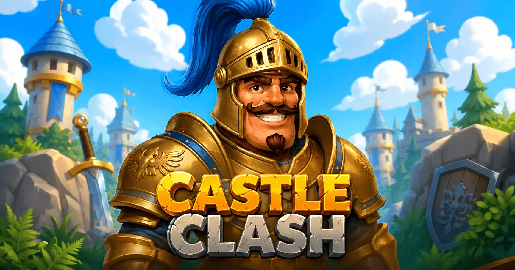 Castle Clash Slot by Sidequest Studios Demo slot cover image
