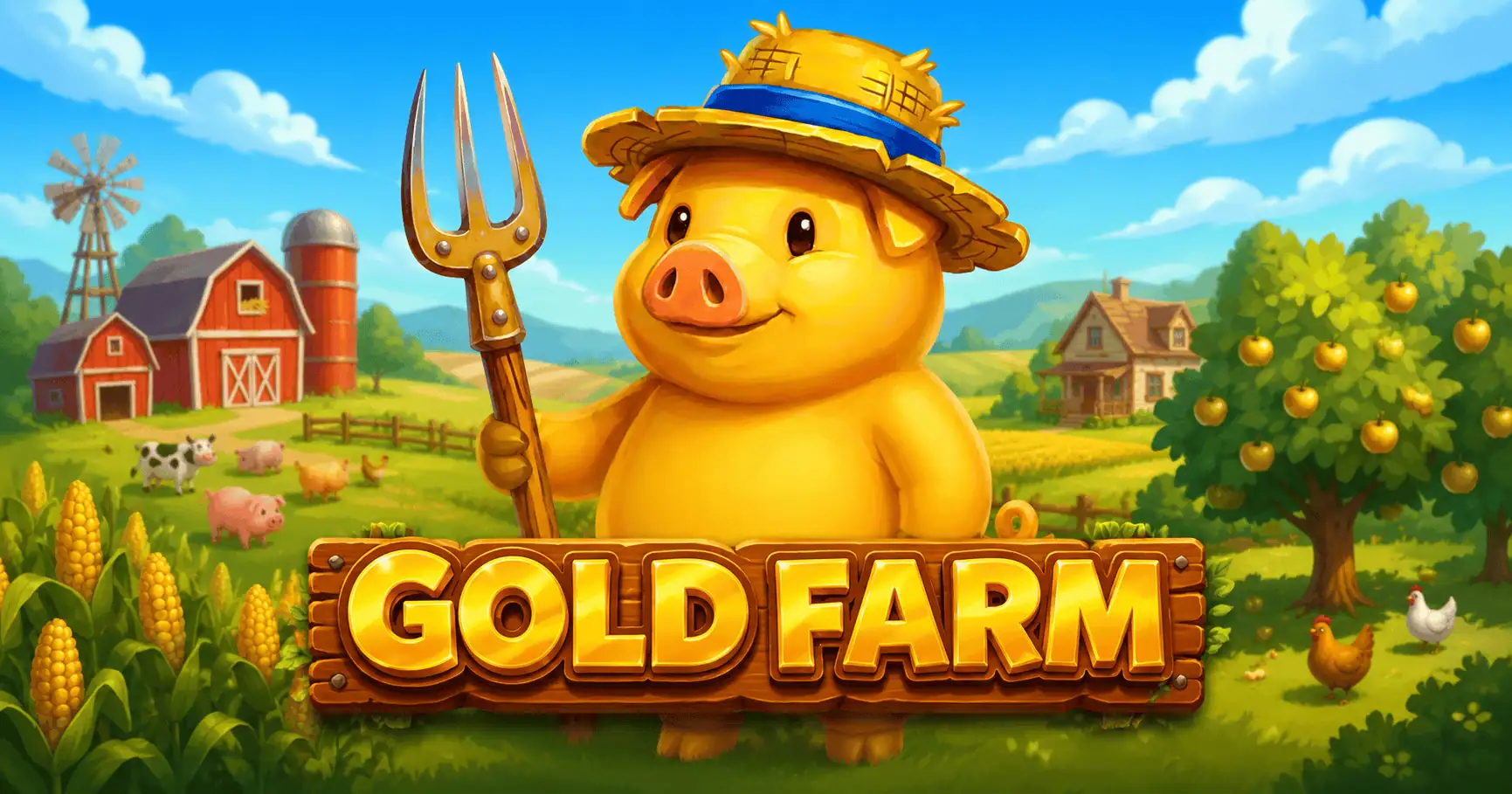 Gold Farm Slot by Sidequest Studios Demo slot cover image