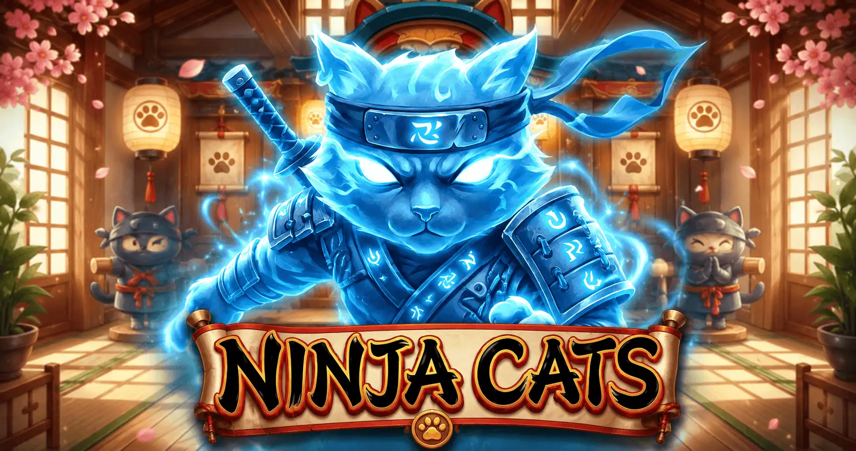 Ninja Cats Slot by Sidequest Studios Demo slot cover image