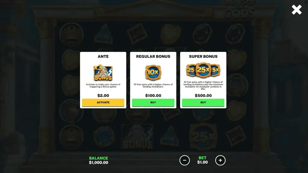 Sidequest orbs of the gods bonus buy