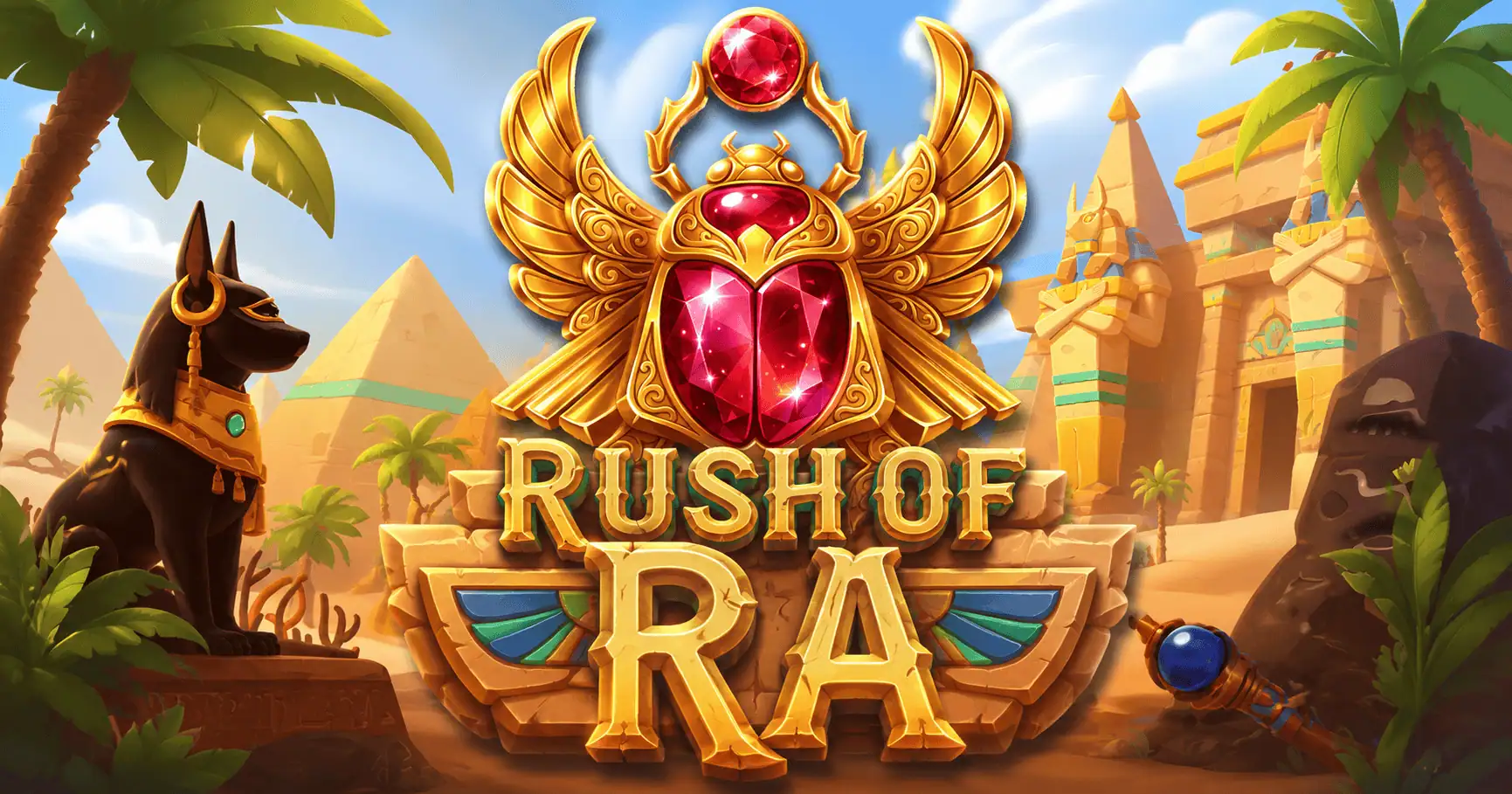 Rush of Ra Slot by Sidequest Studios Free Play slot cover image