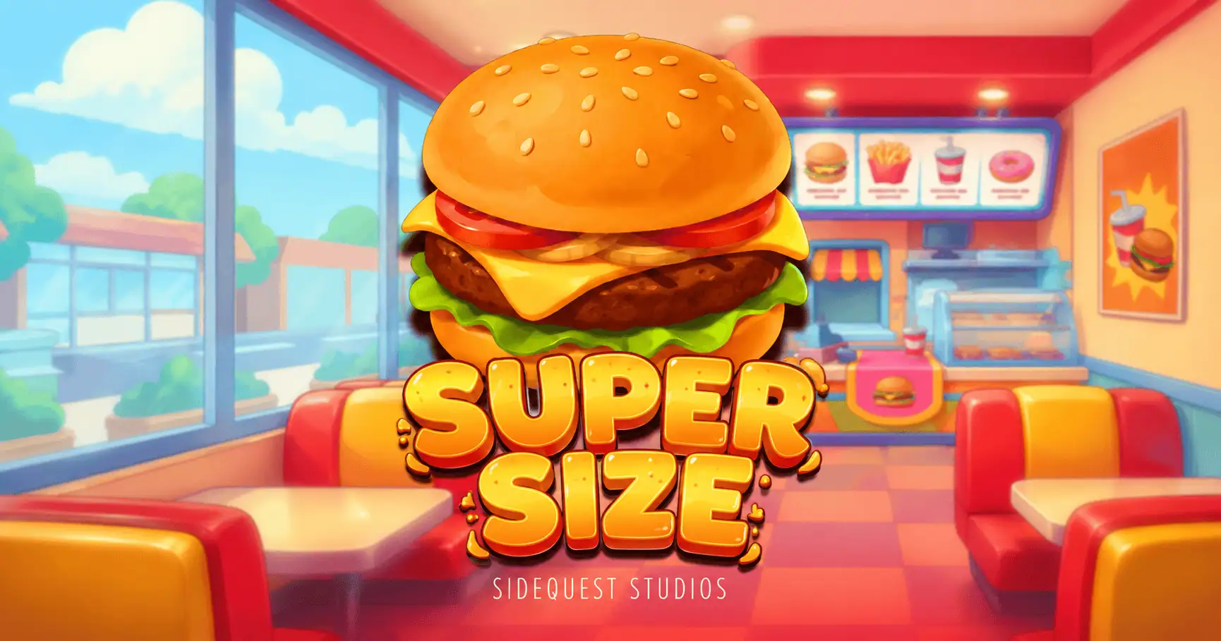 Supersize Slot by Sidequest Studios Free Play slot cover image