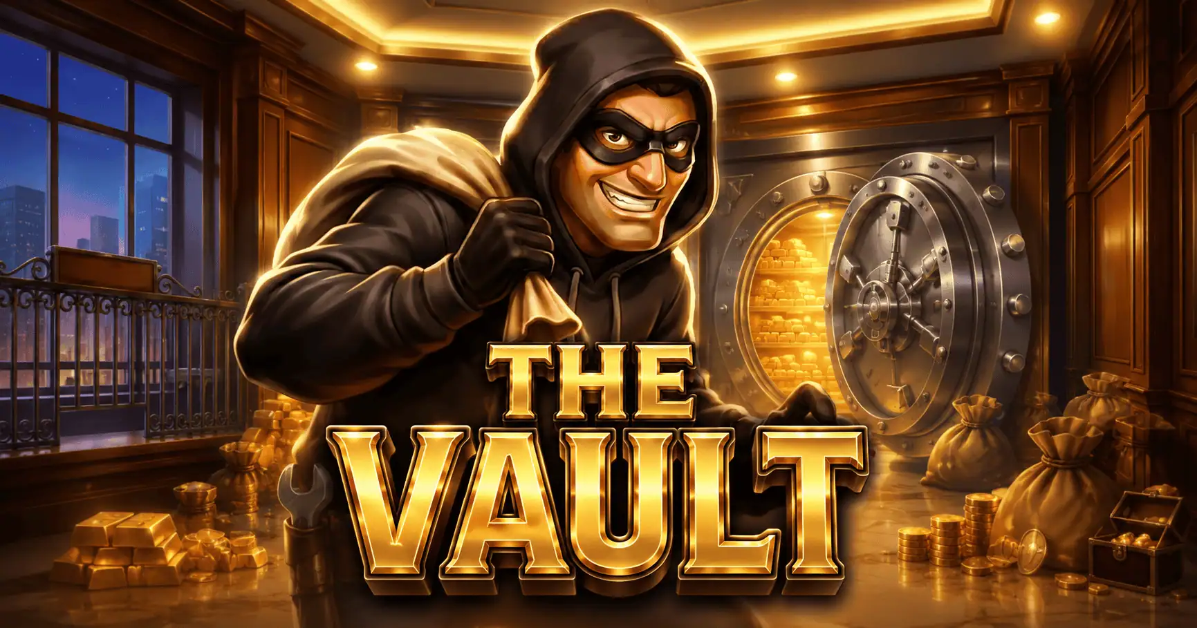 The Vault Slot by Sidequest Studios Free Play slot cover image
