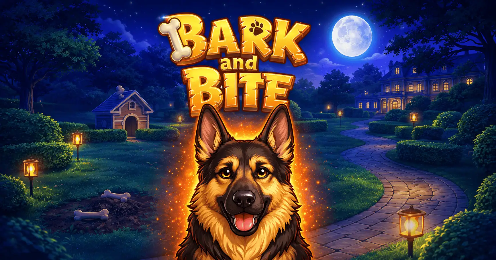 Bark and Bite Slot by Spinova Free Play slot cover image