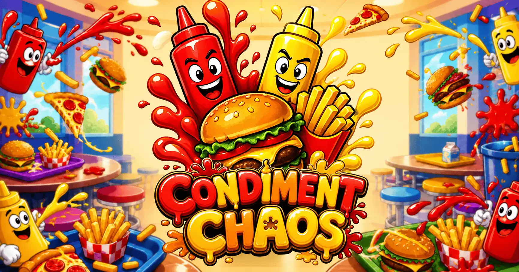 Condiment Chaos Slot by Spinova Demo slot cover image