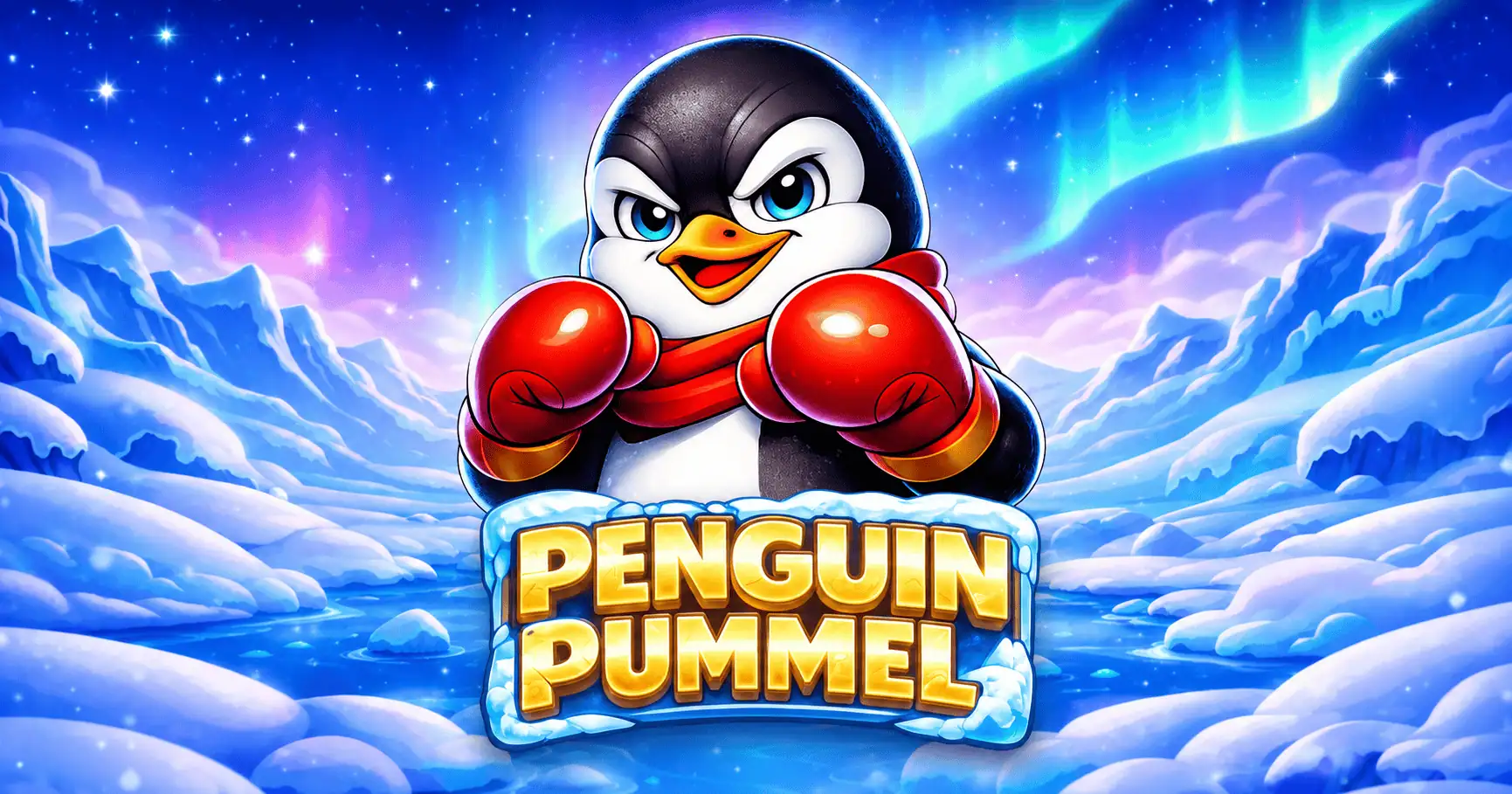 Penguin Pummel Slot by Spinova Free Play slot cover image