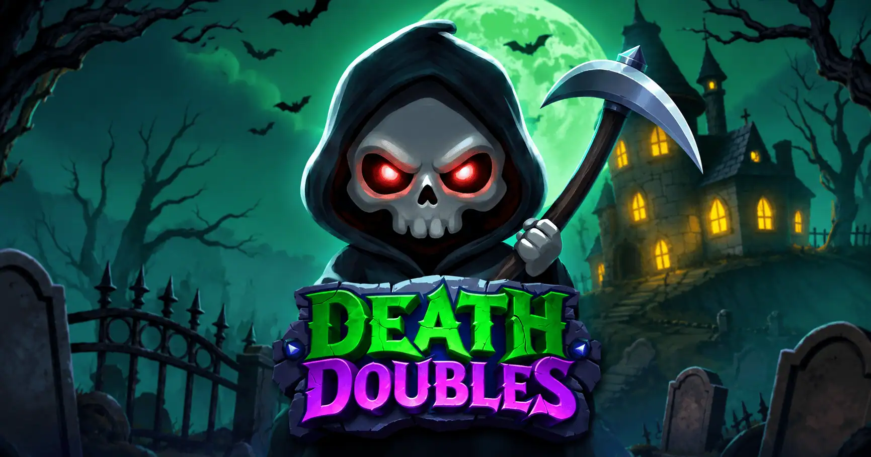 Death Doubles Slot by Uppercut Gaming Demo slot cover image