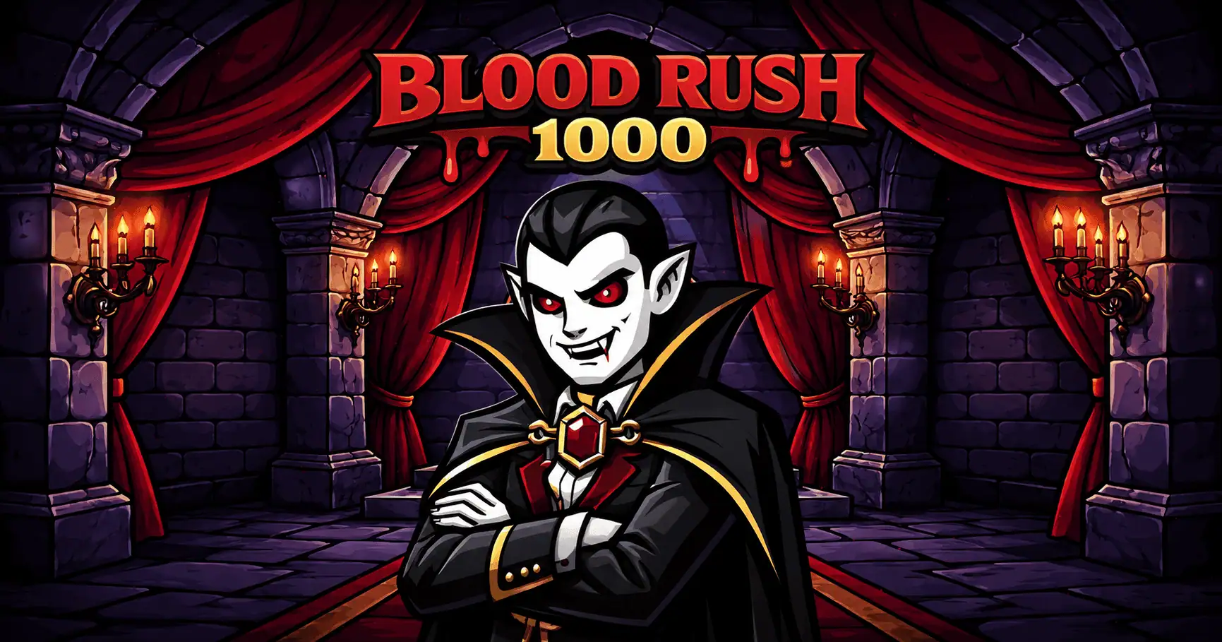 Blood Rush 1000 Slot by Zeroedge Studios Free Play slot cover image