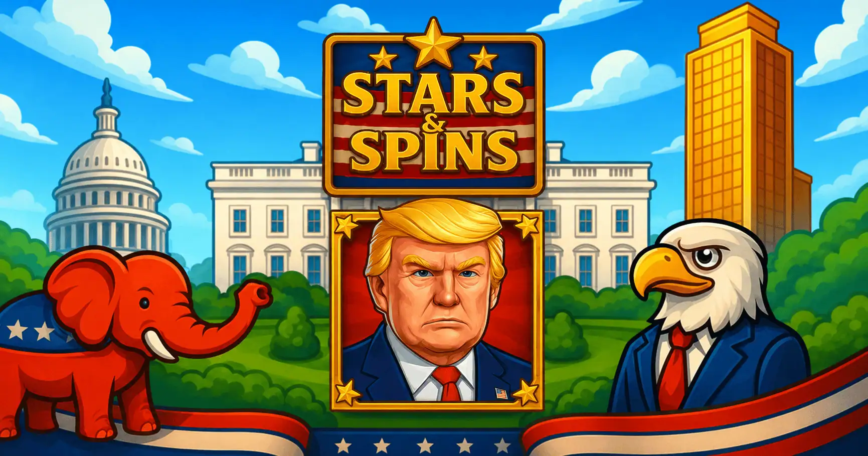 Stars And Spins Slot by Zeroedge Studios Free Play slot cover image