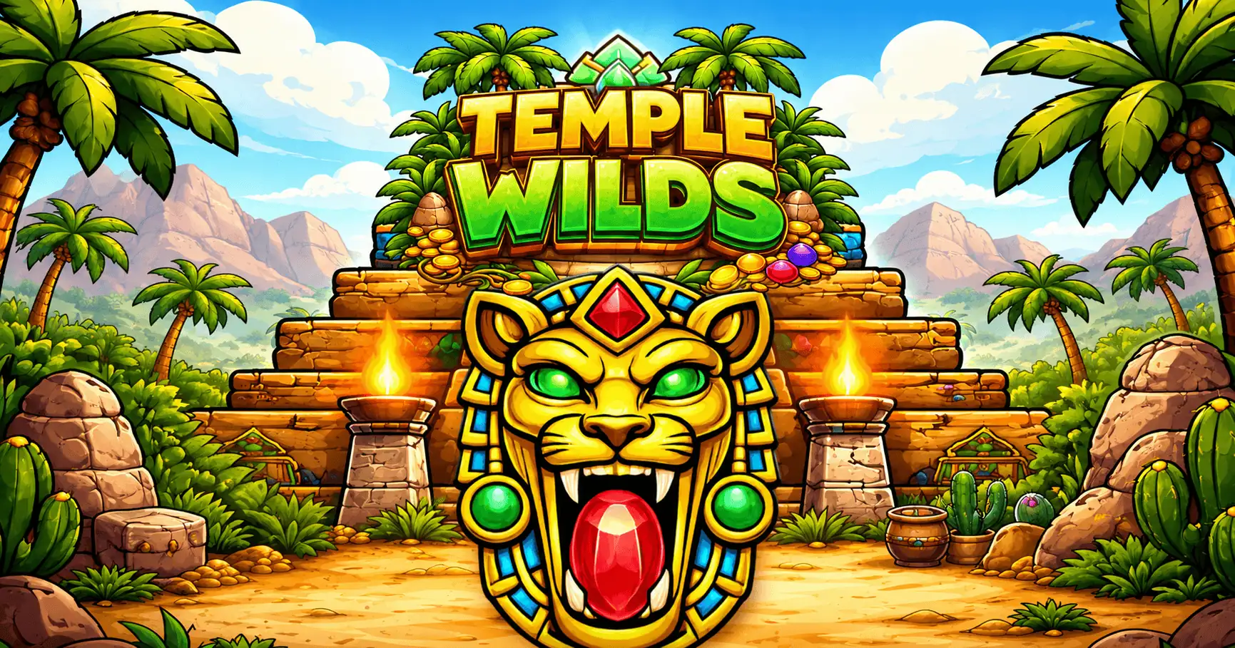 Temple Wilds Slot by Zeroedge Studios Demo slot cover image