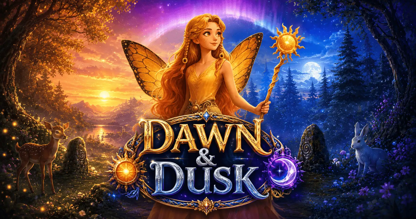 Dawn And Dusk Slot by 1000 Lakes Studios Demo slot cover image