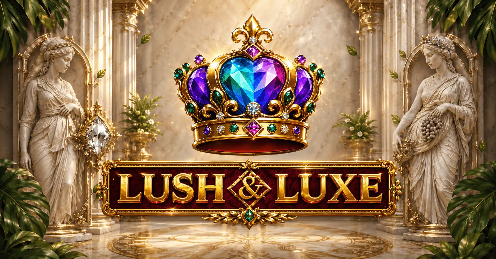 Lush N Luxe Slot by 1 Ace Studios Free Play slot cover image