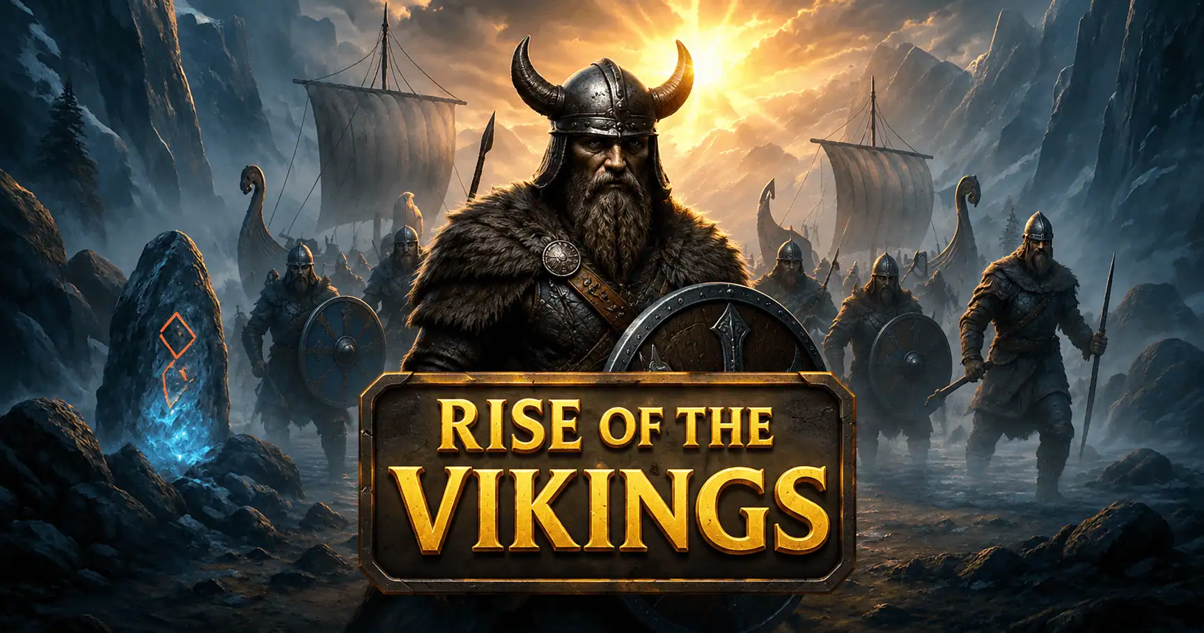 Rise of the Vikings Slot Demo by 1 Spin Interactive slot cover image