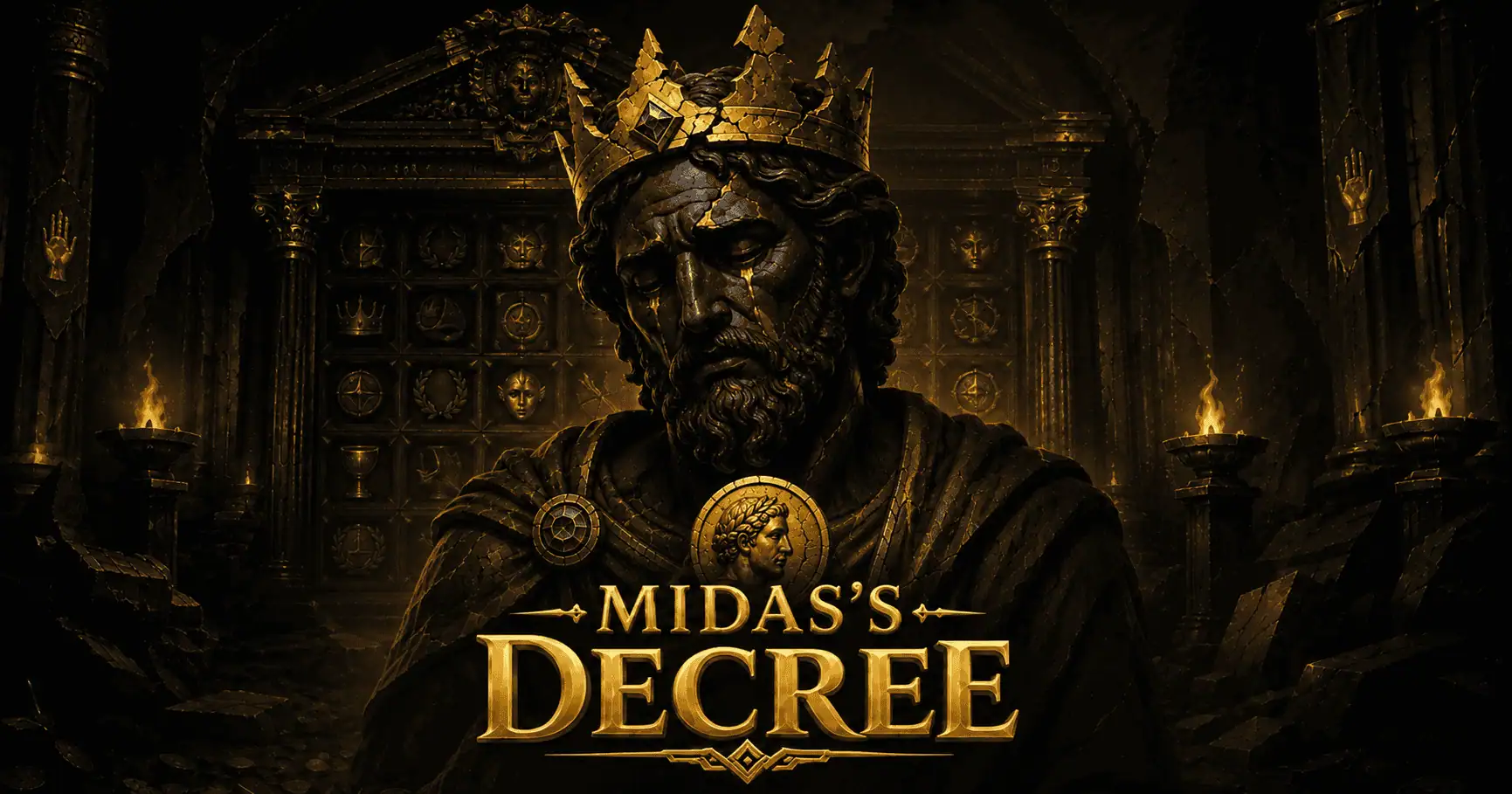 Midas’s Decree Slot by Aether Games Demo slot cover image