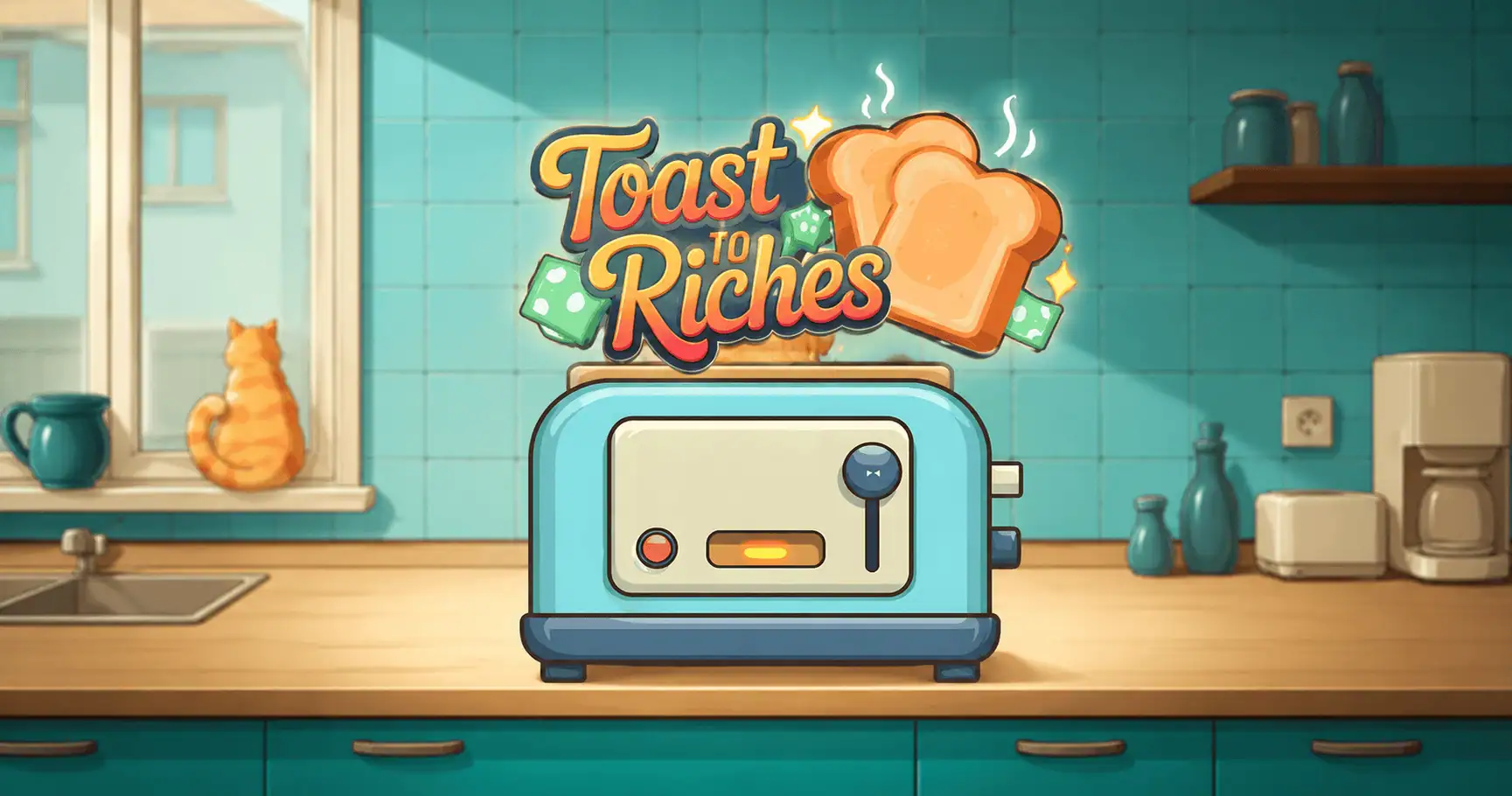 Toast to Riches Slot Demo by AFK Games slot cover image