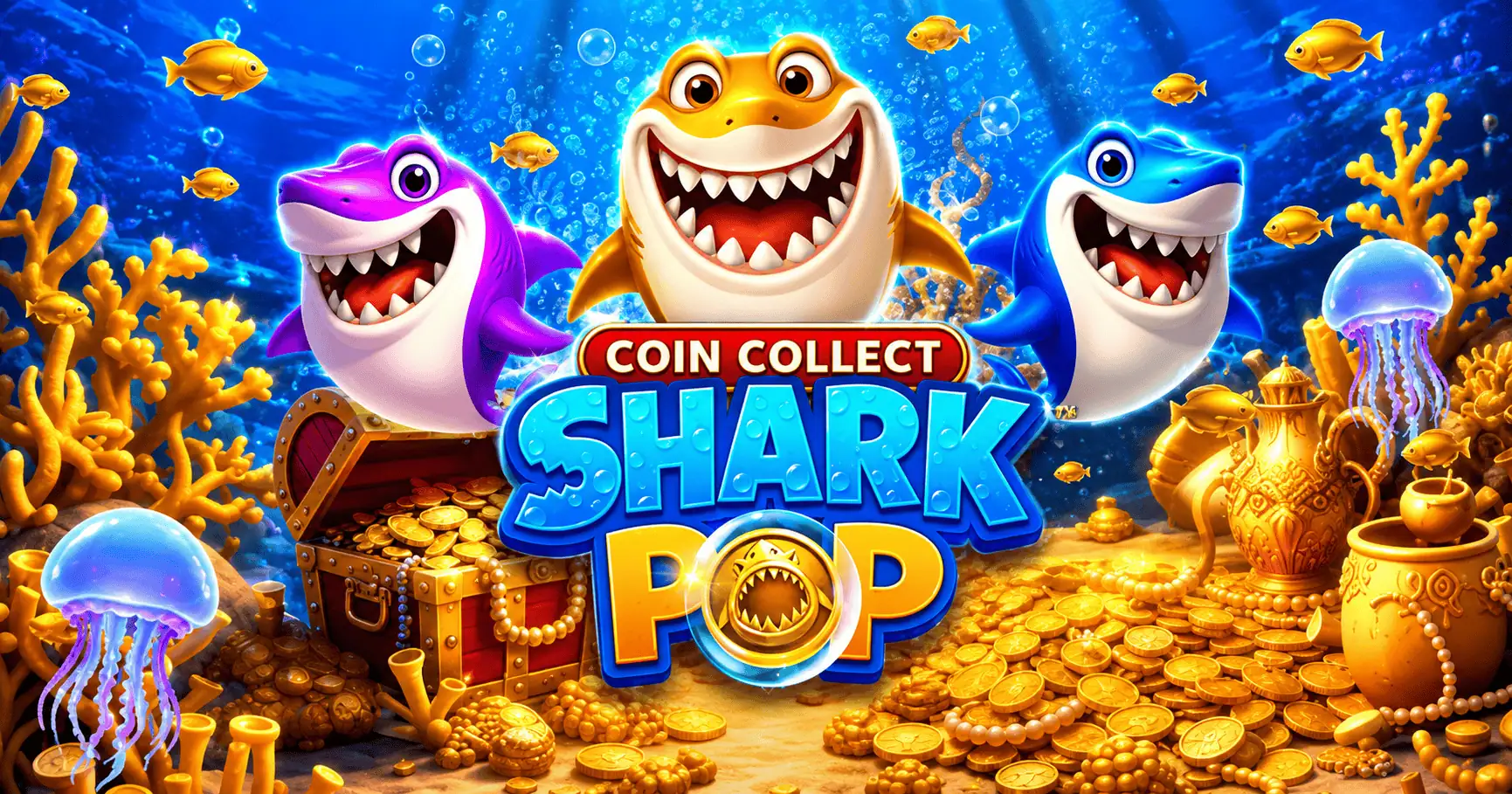 Shark Pop Coin Collect slot cover image