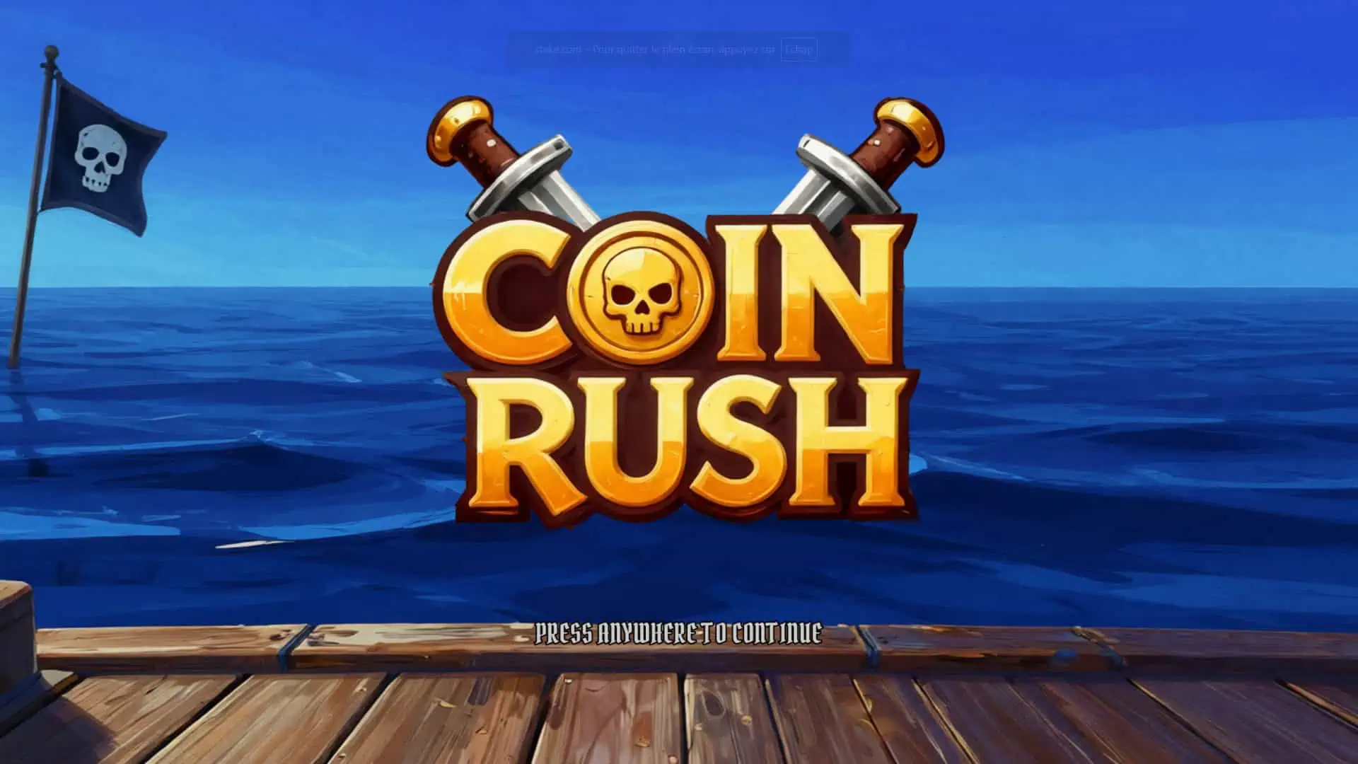 Coin Rush slot intro screen