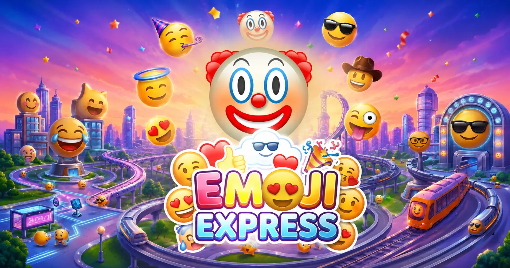 Emoji Express Slot Demo by Apex Studio slot cover image
