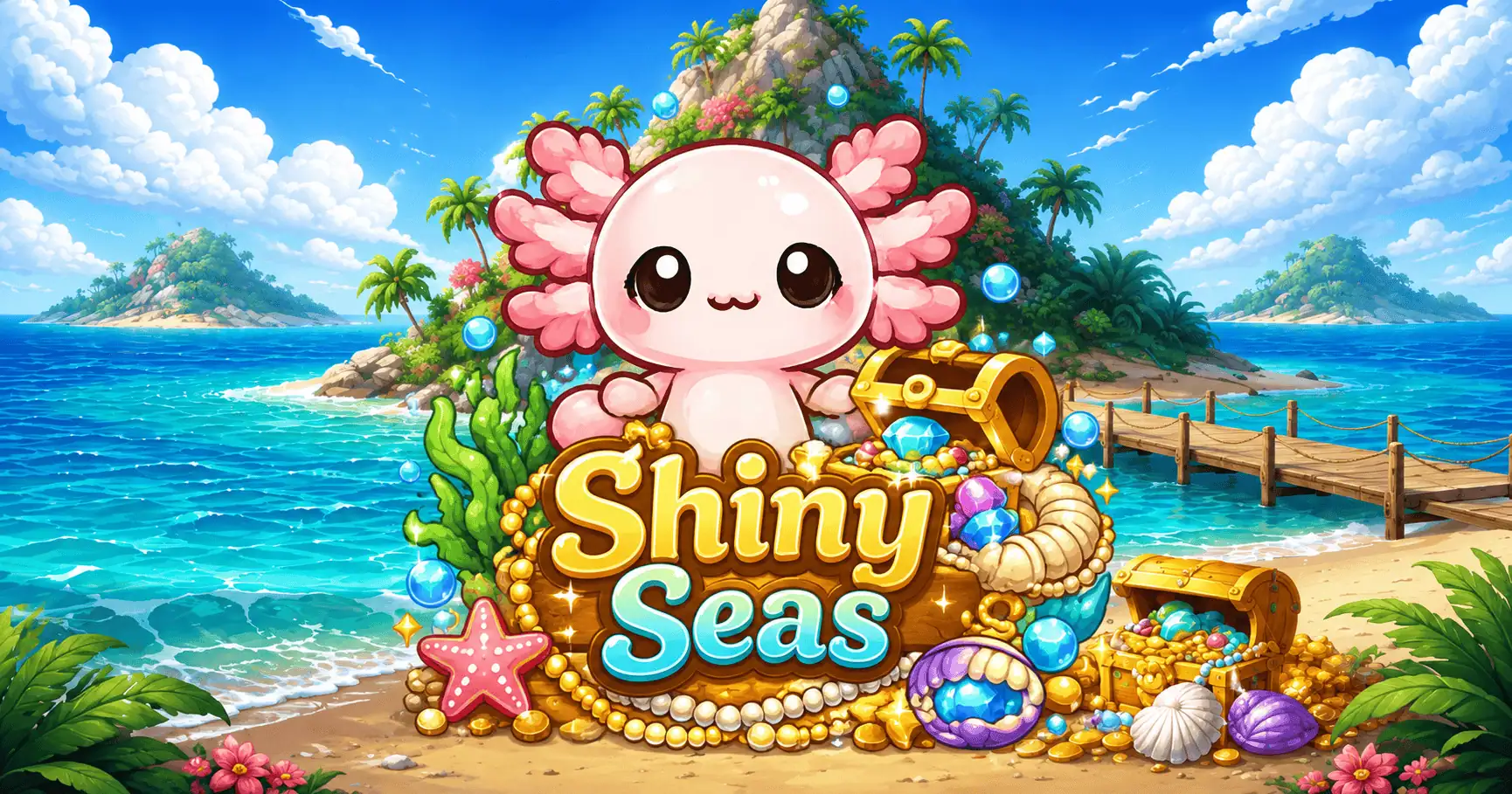 Shiny Seas Slot Demo by Arcane Aces slot cover image