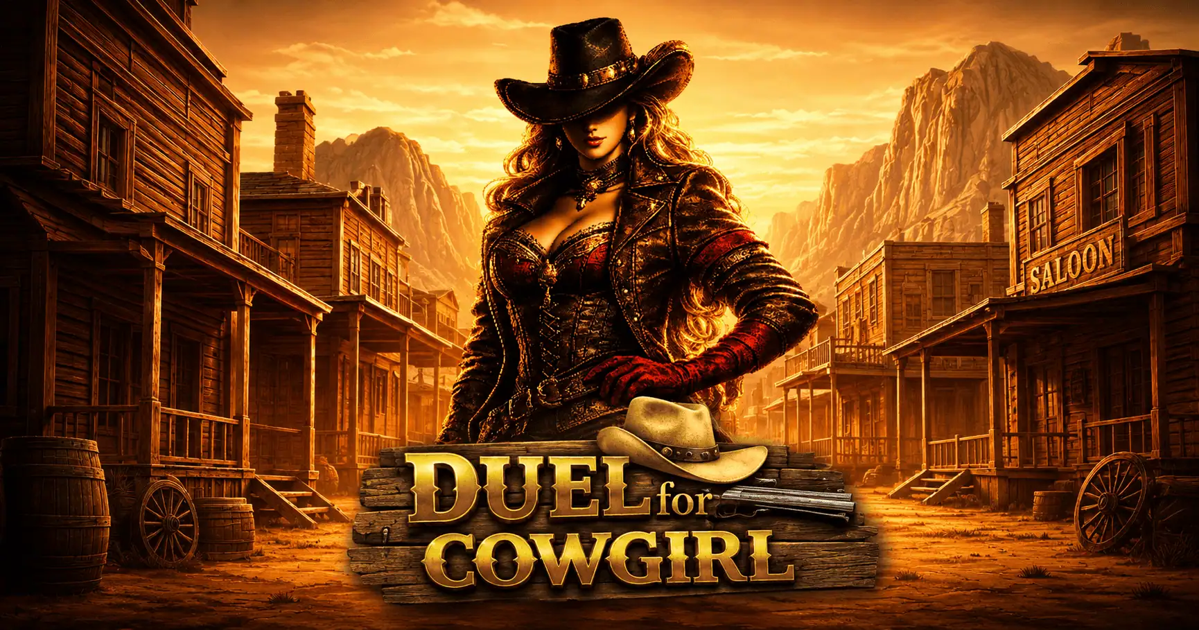 Duel for Cowgirl Slot by Ava Studio Demo slot cover image