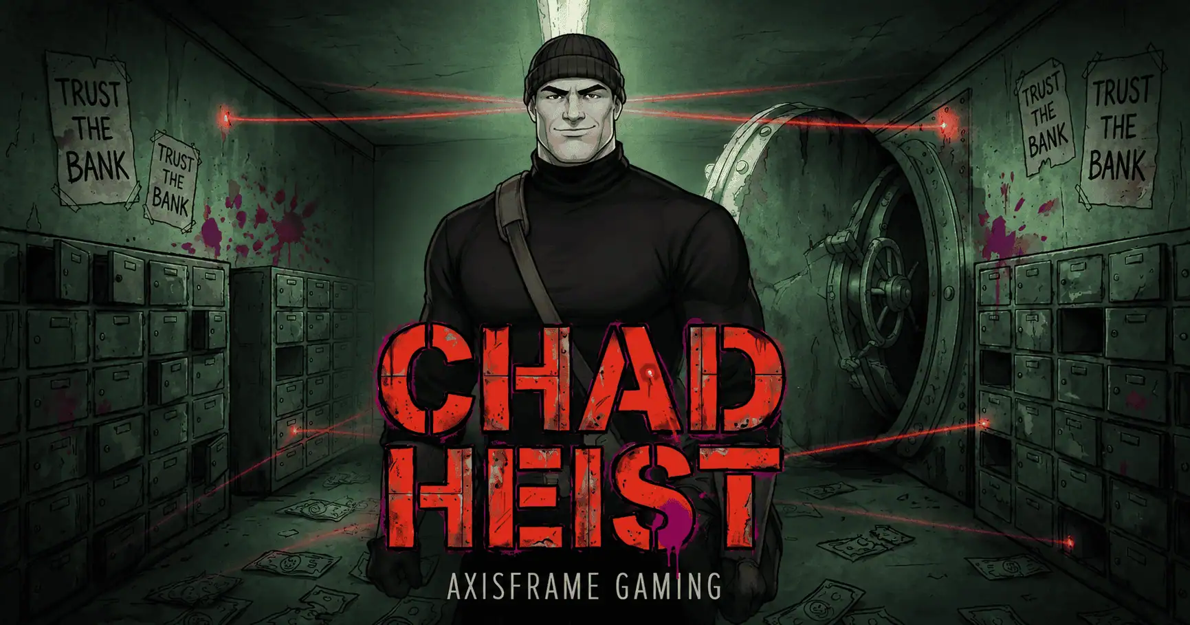 Chad Heist Slot Demo by AxisFrame Gaming slot cover image