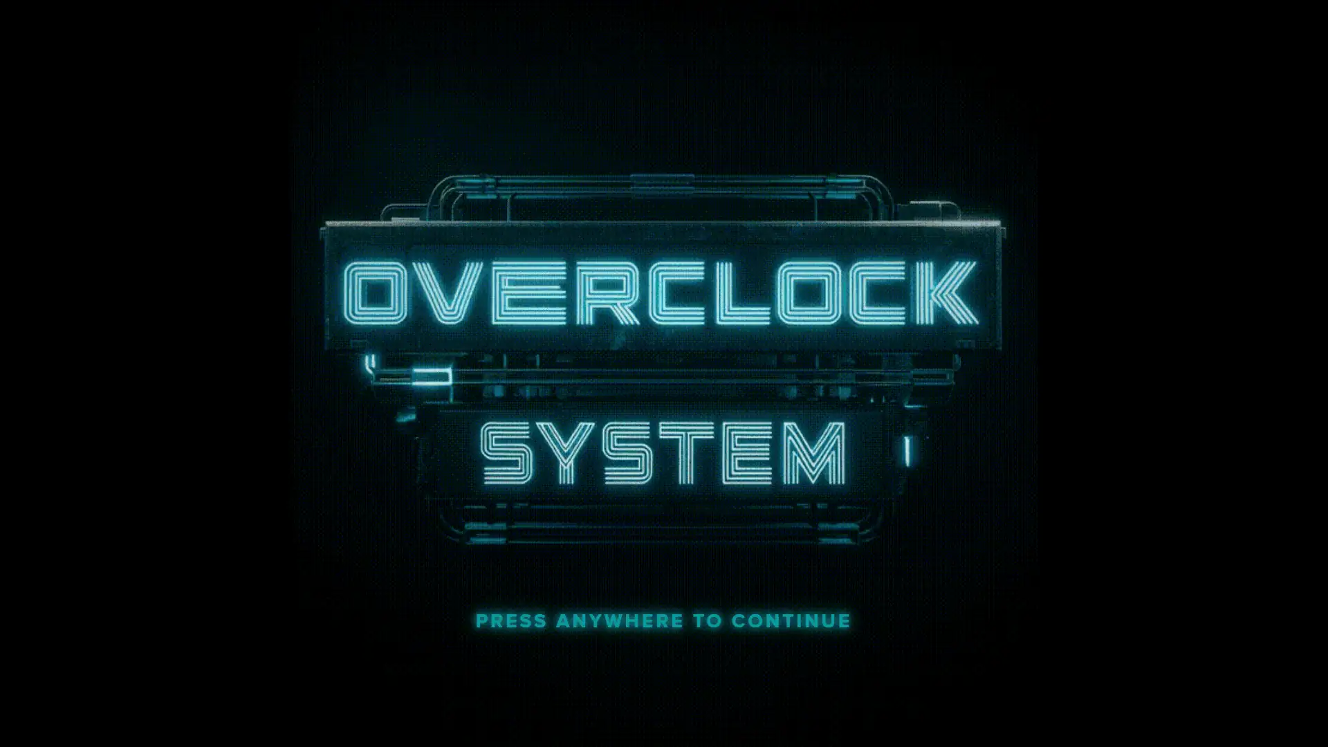 Overclock System slot intro screen