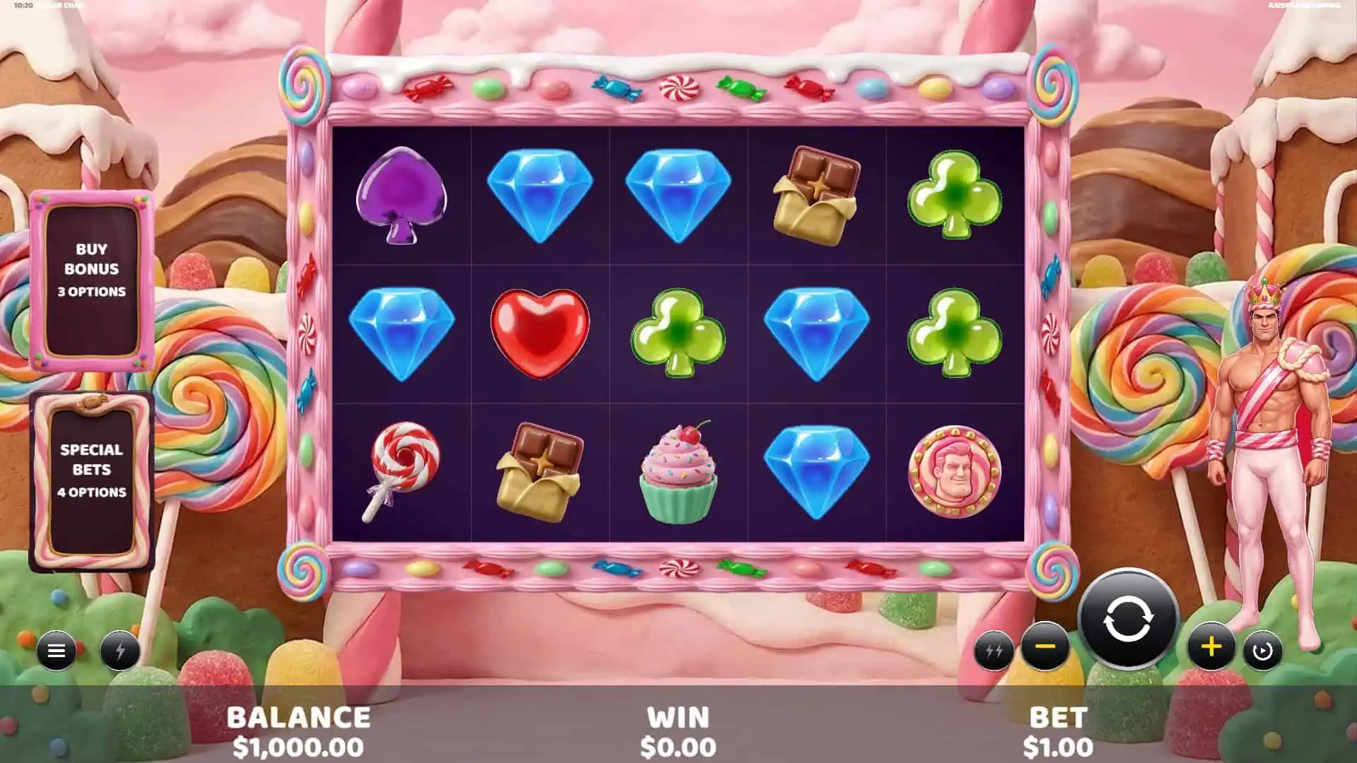 Sugar Chad slot gameplay reels
